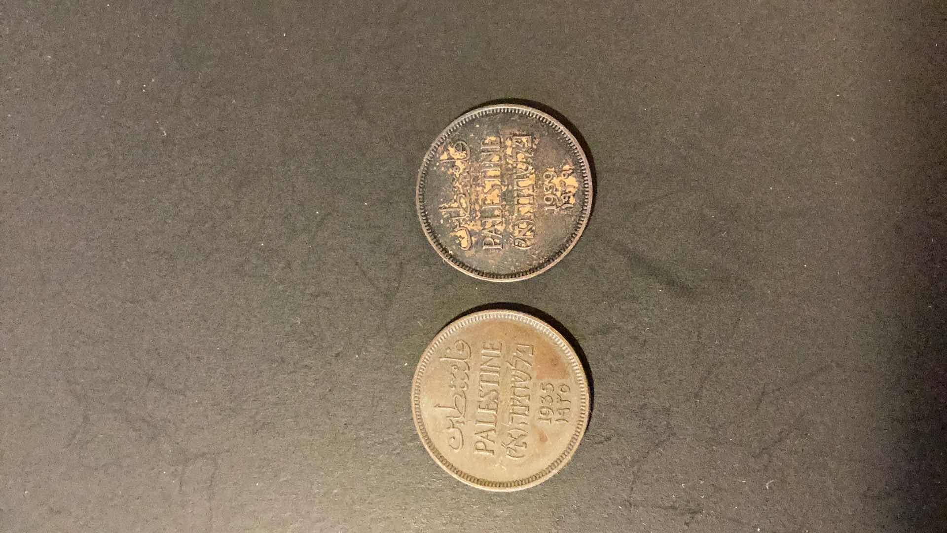 Photo 1 of PALESTINE 1935,1939 COINS