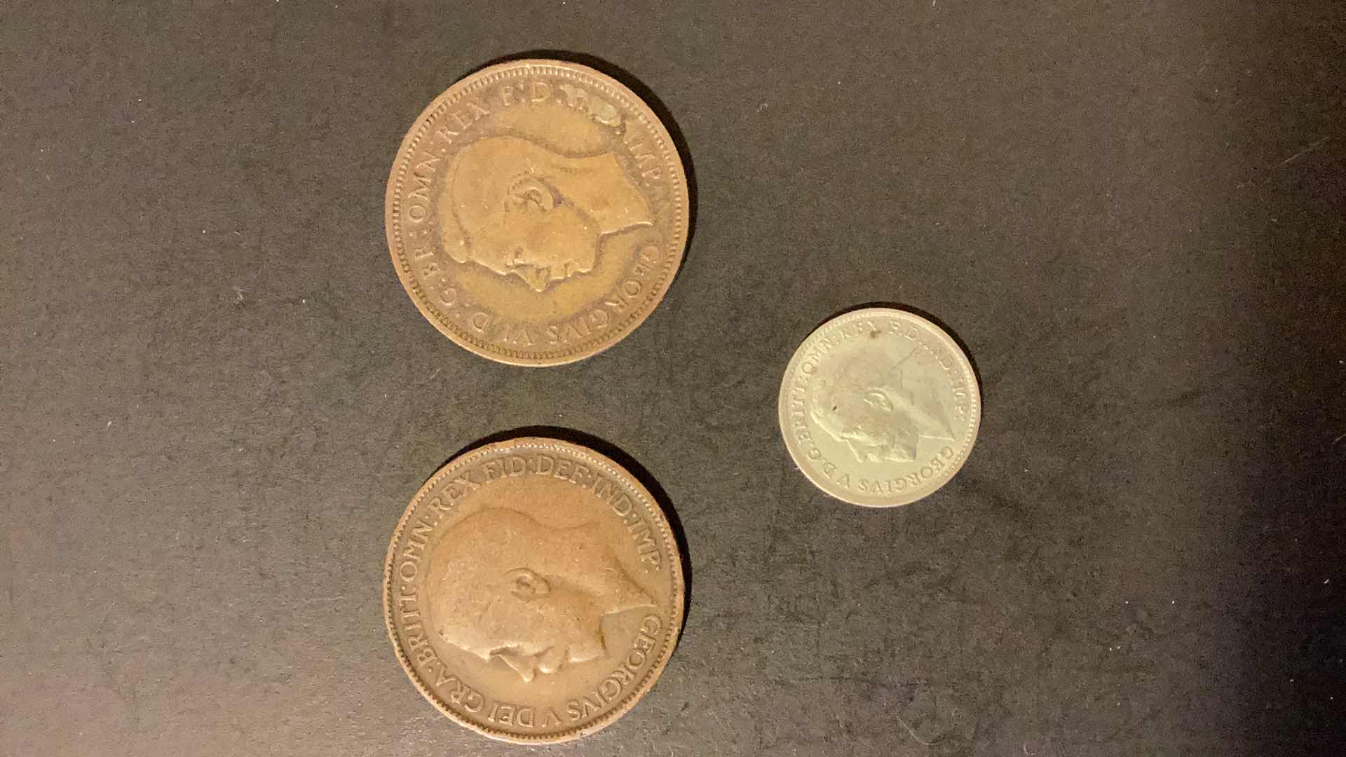 Photo 1 of GREAT BRITAIN 1911,1920,1937 COINS