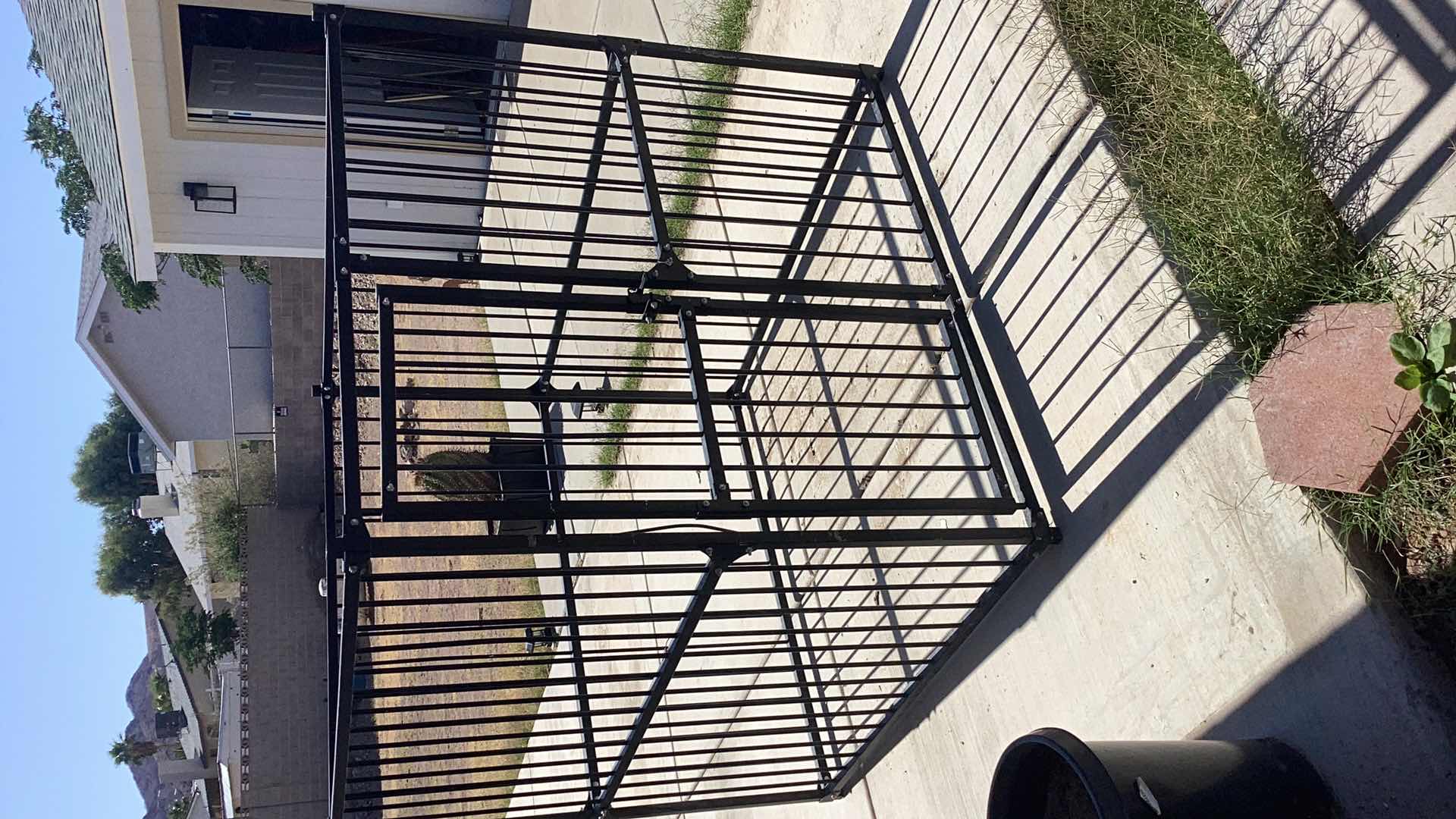 Photo 5 of LARGE METAL DOG CAGE 62” X 62” H 60”