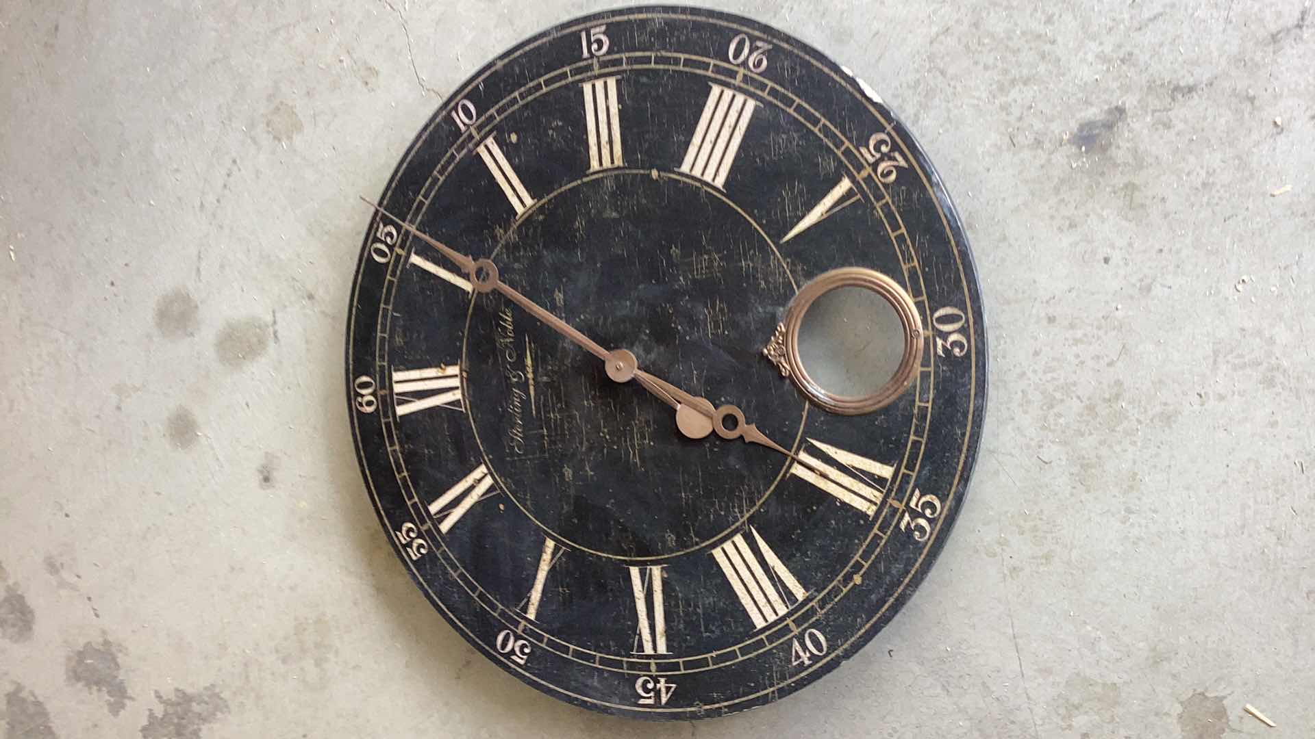 Photo 5 of STERLING AND NOBLE CLOCK 29” CIRCUMFERENCE
