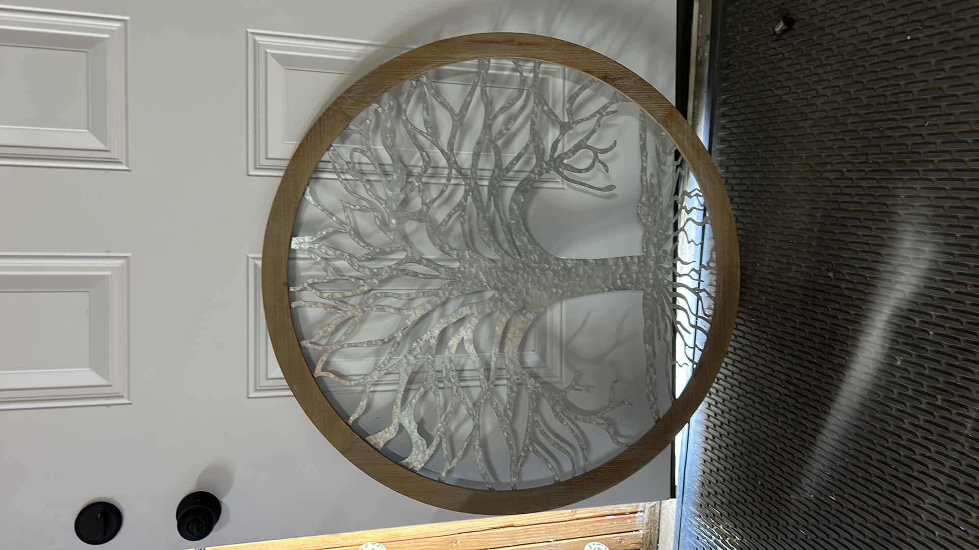 Photo 4 of WOOD AND METAL WALL DECOR TREE OF LIFE 31.5” ROUND