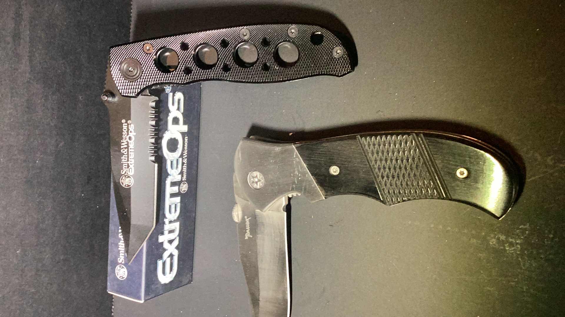 Photo 3 of SMITH AND WESSEN EXTREME OPS, AND TOMAHAWK SHARK FOLDABLE KNIVES