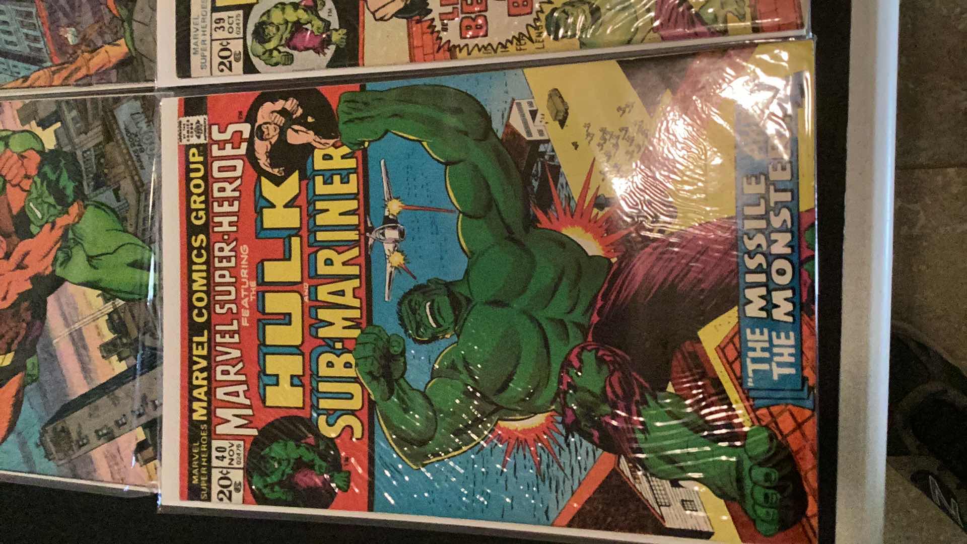 Photo 4 of VINTAGE MARVEL SUPER HEROES HULK SUBMARINER COMICS