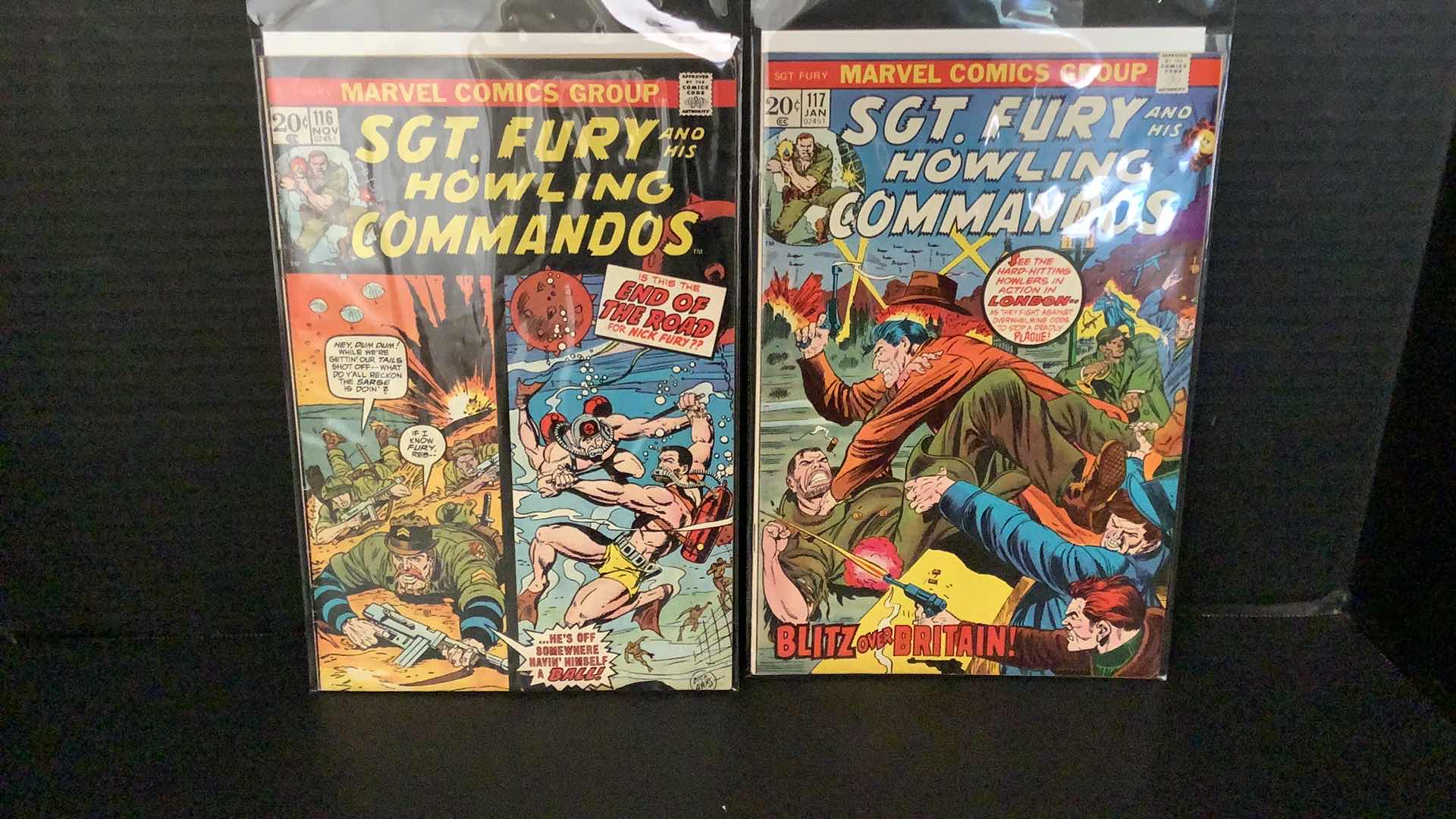 Photo 1 of 2  MARVEL SGT. FURY COMIC BOOKS