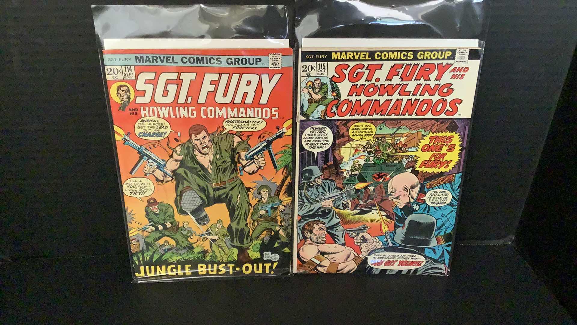 Photo 1 of 2 MARVEL SGT. FURY HOWLING COMMANDOS 1973 COMICS