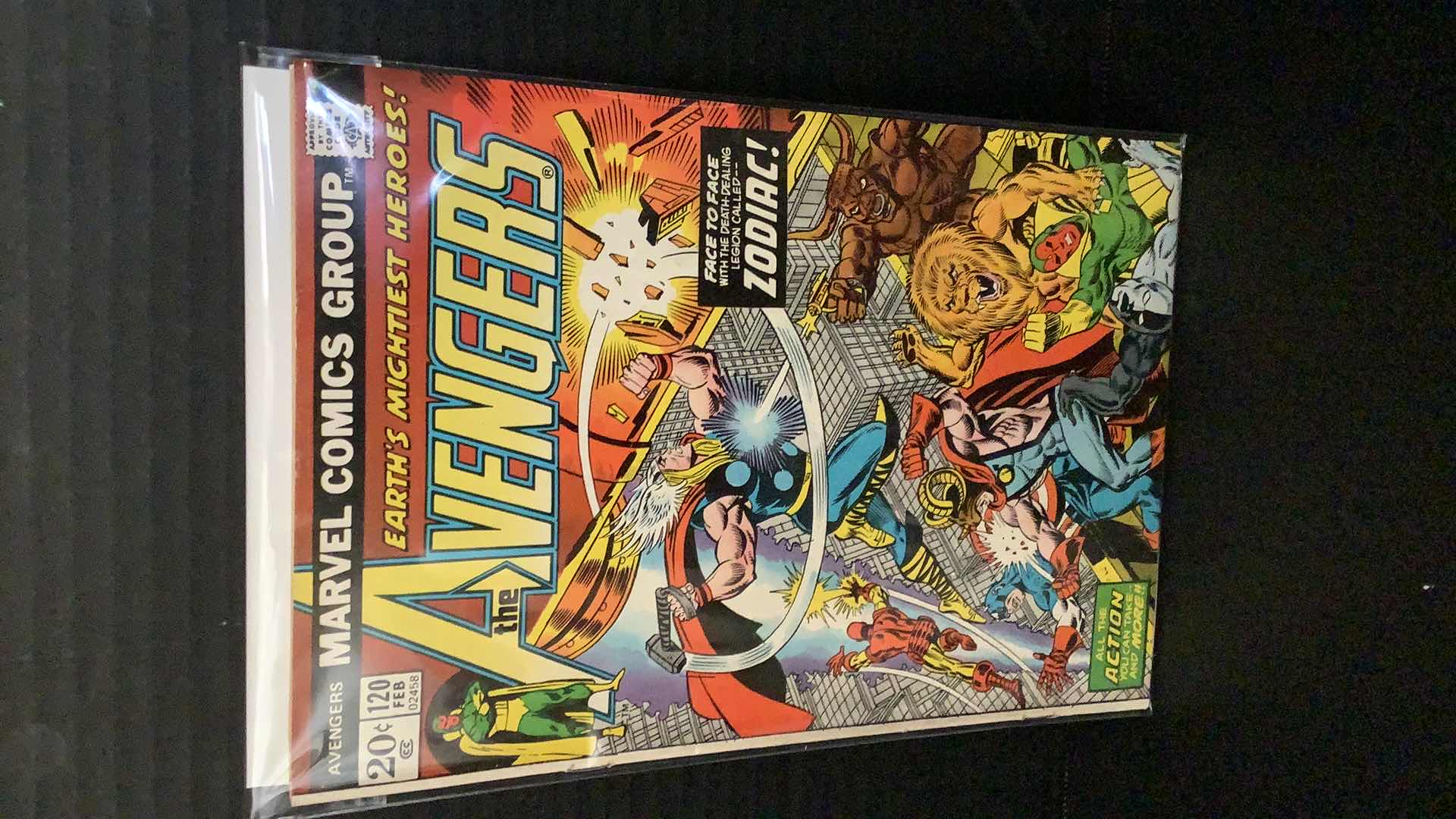 Photo 1 of MARVEL AVENGERS #120 1974 COMIC