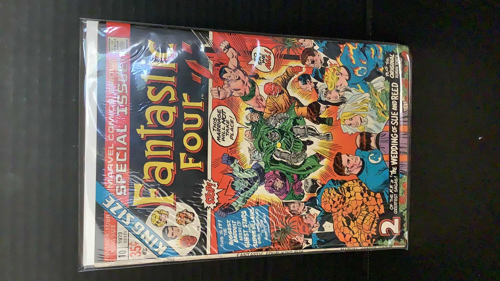 Photo 1 of MARVEL FANTASTIC FOUR KING SIZE #10 1973 COMIC