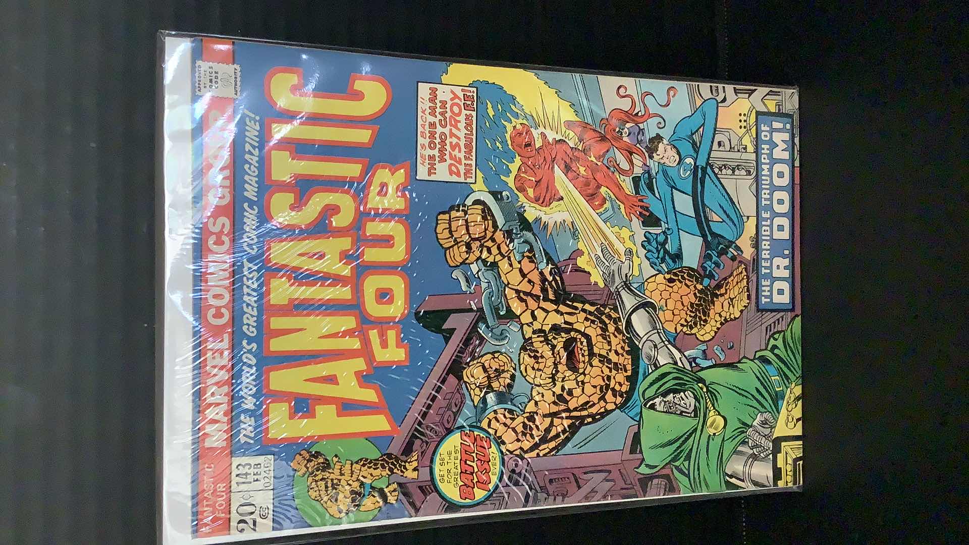 Photo 1 of MARVEL FANTASTIC FOUR #143 1974 COMIC