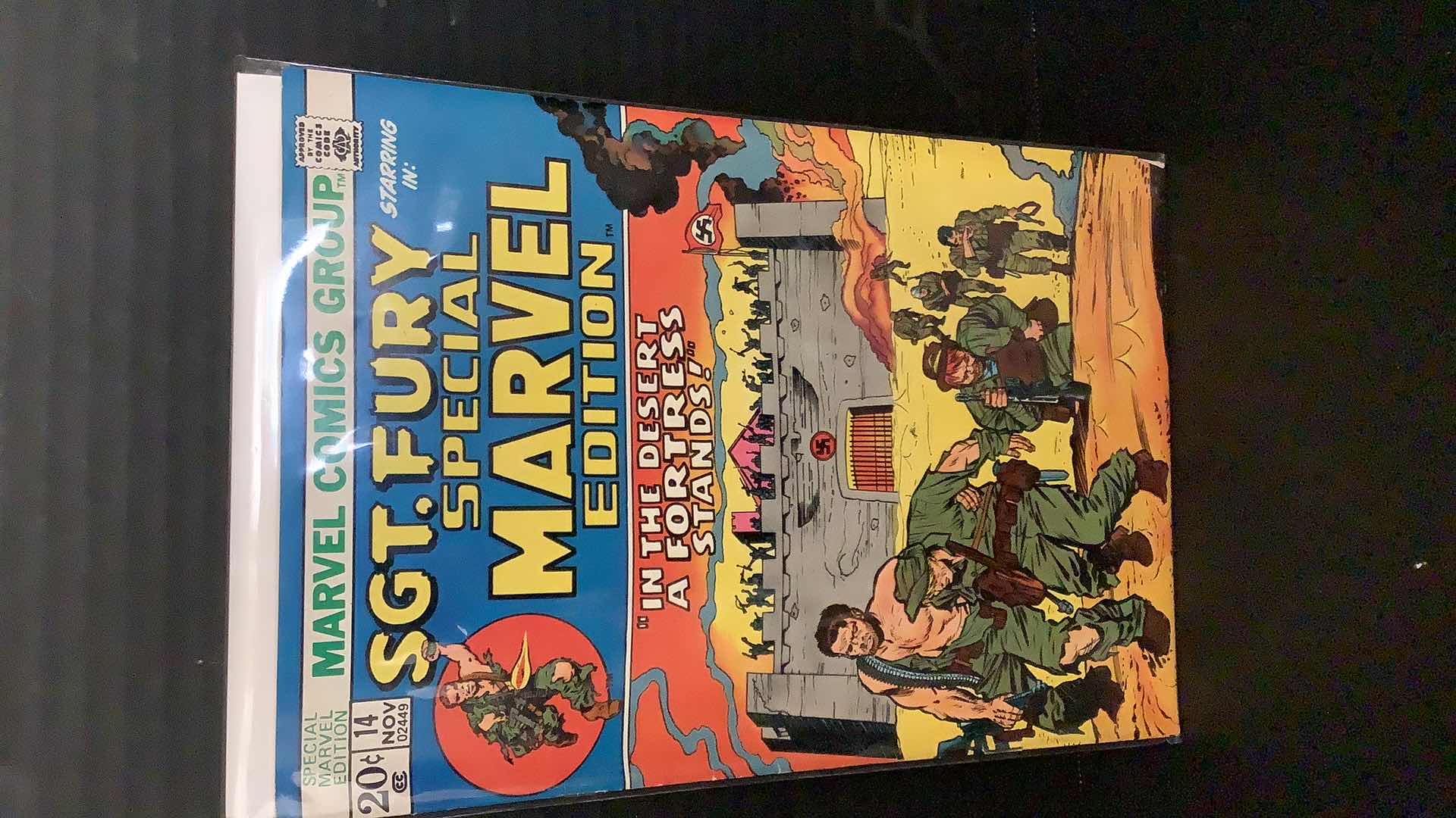 Photo 1 of MARVEL SGT FURY MARVEL EDITION #14 1973 COMIC