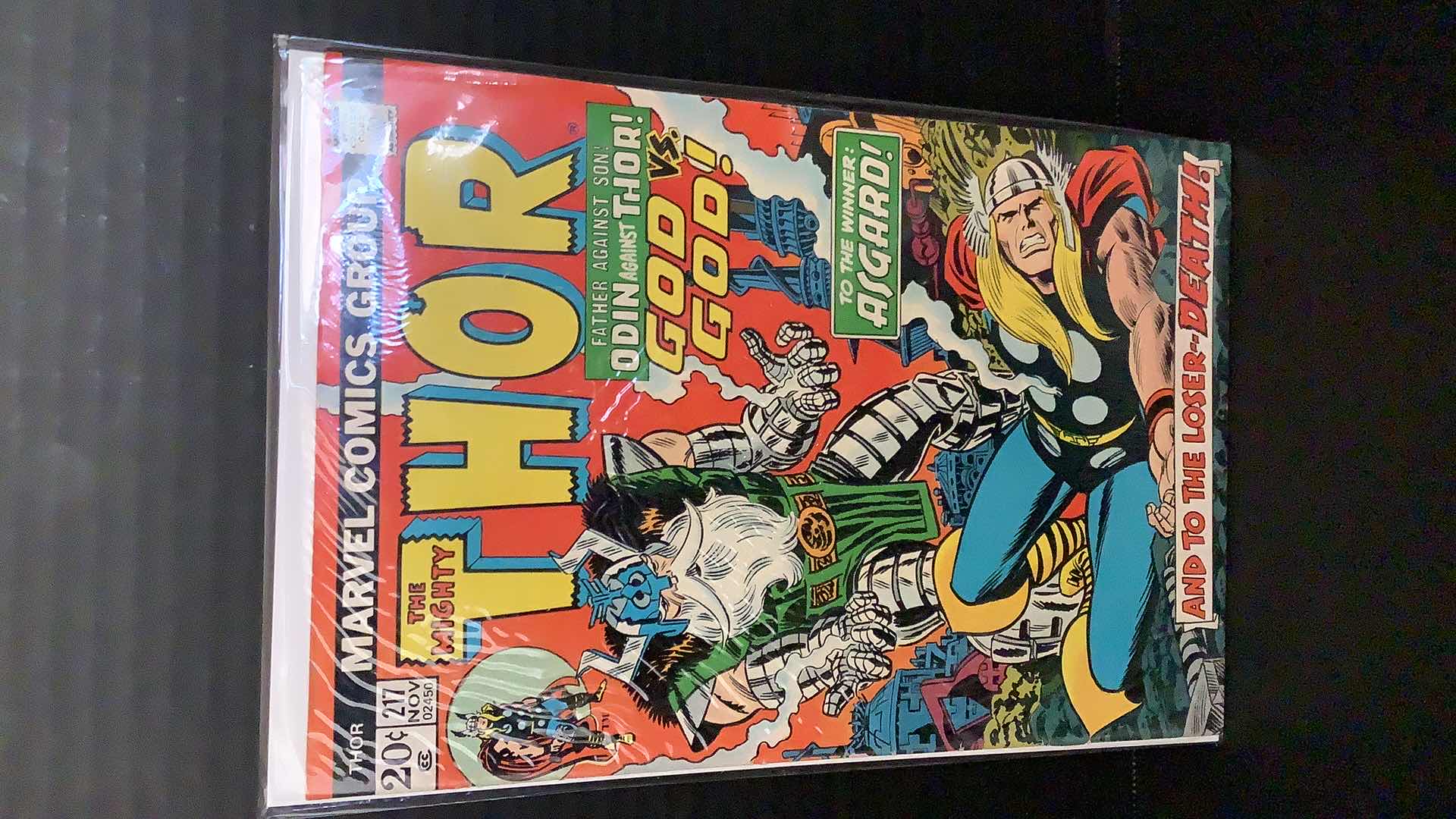 Photo 1 of MARVEL THOR #217 1973 COMIC