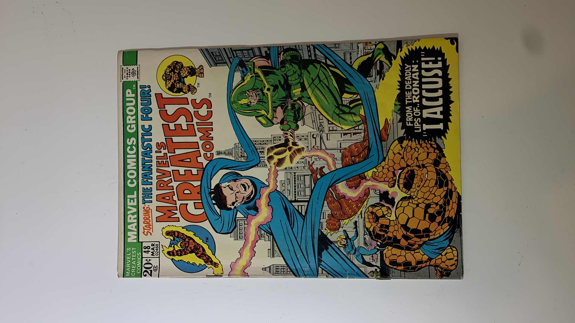 Photo 1 of MARVELS GREATEST COMICS #48 1973 THE FANTASTIC FOUR 