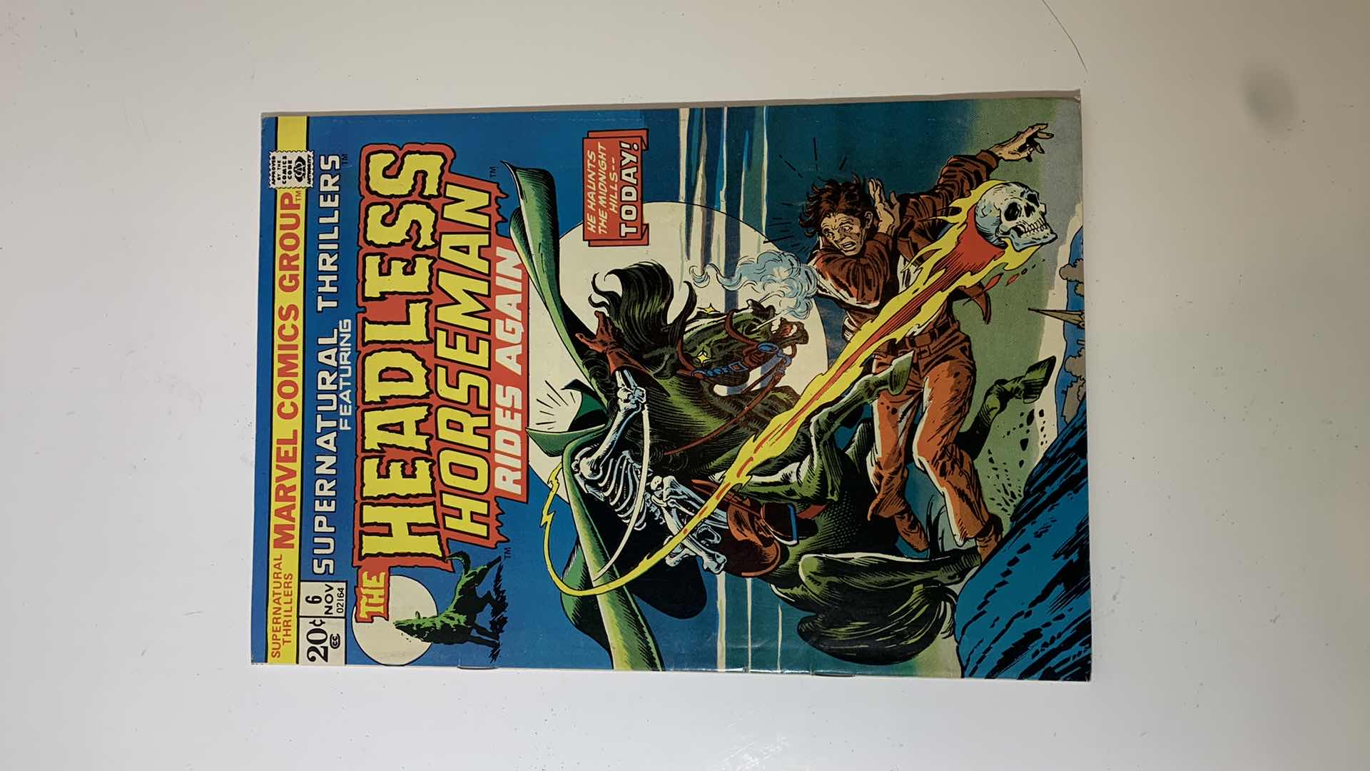 Photo 1 of MARVEL 1973 THE HEADLESS HORSEMAN RIDES AGAIN COMIC