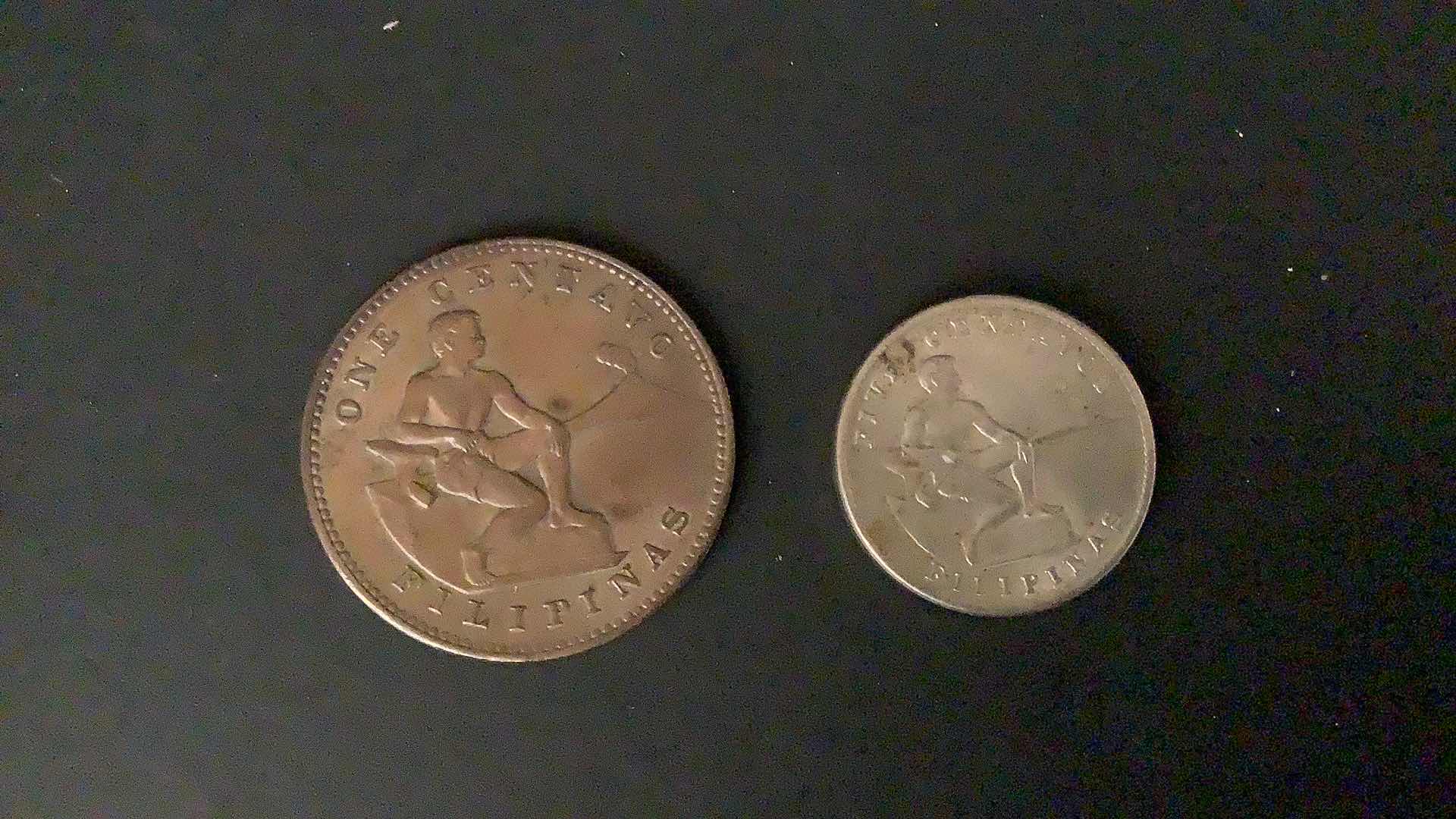 Photo 3 of 1944 PHILIPPINES CENTAVO AND 50 CENTAVOS