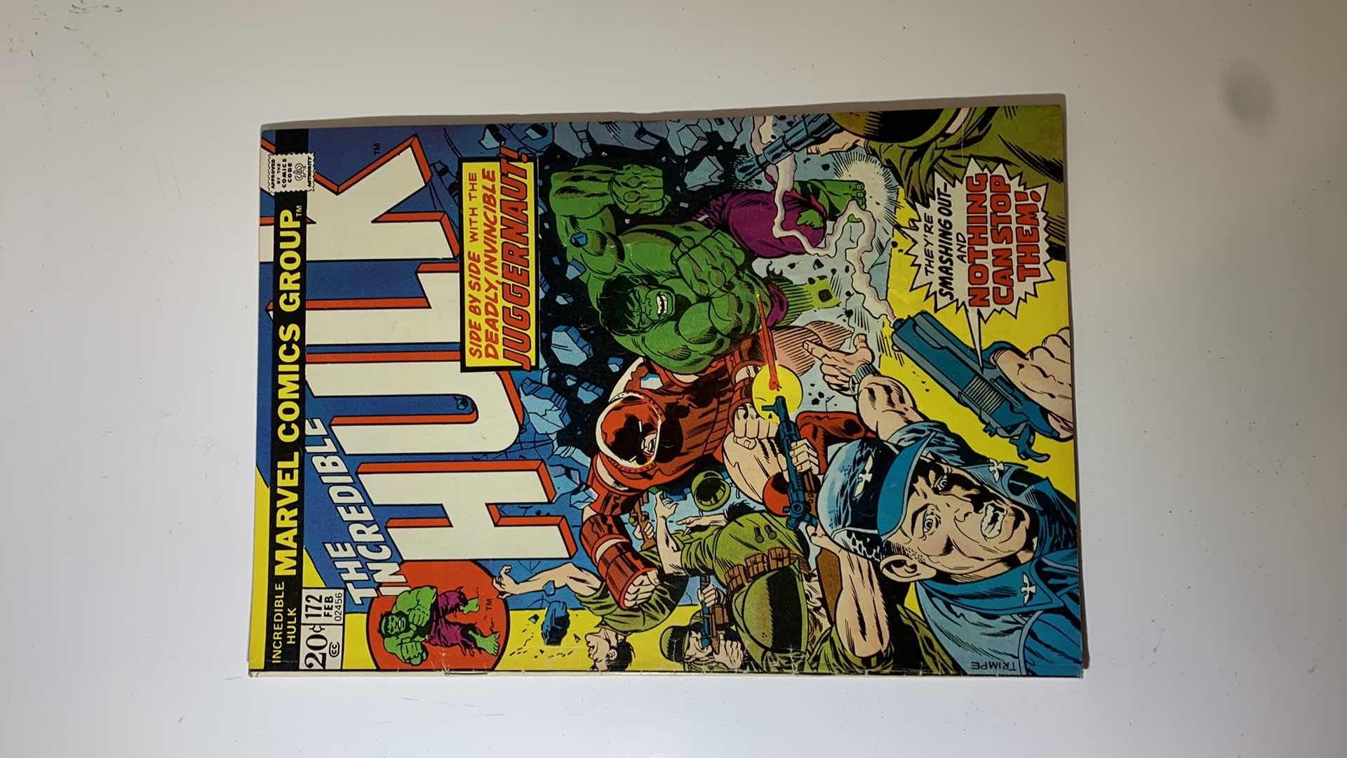 Photo 1 of MARVEL 1973 THE INCREDIBLE HULK ISSUE 174 COMIC