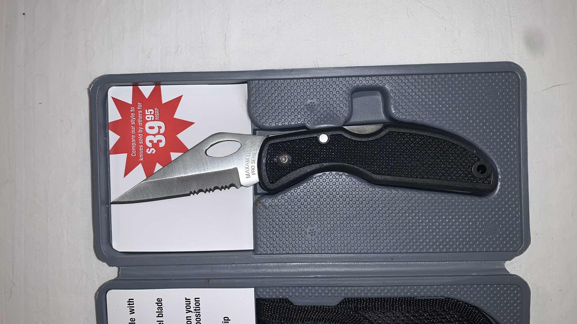 Photo 2 of MAXAM KNIFE WITH CASE AND BOX