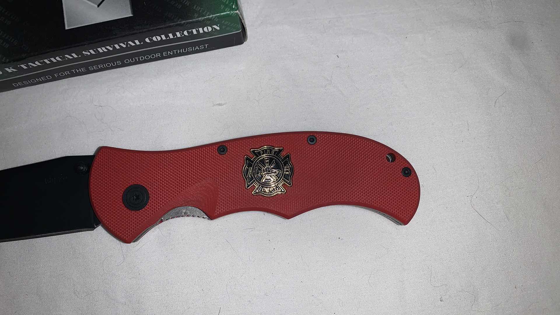 Photo 2 of BUD K TACTICAL FIRE DEPT KNIFE