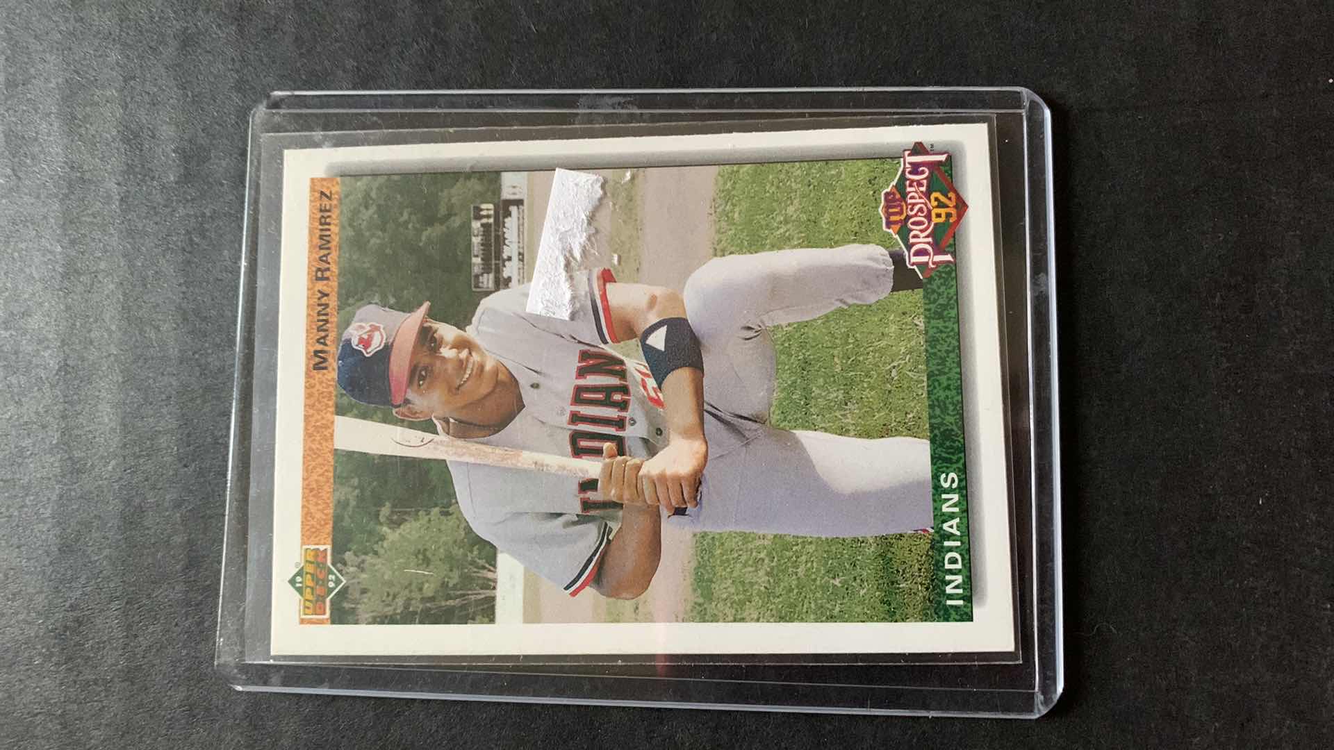 Photo 1 of MLB BASEBALL 1992 UPPER DECK ROOKIE MANNY RAMIREZ