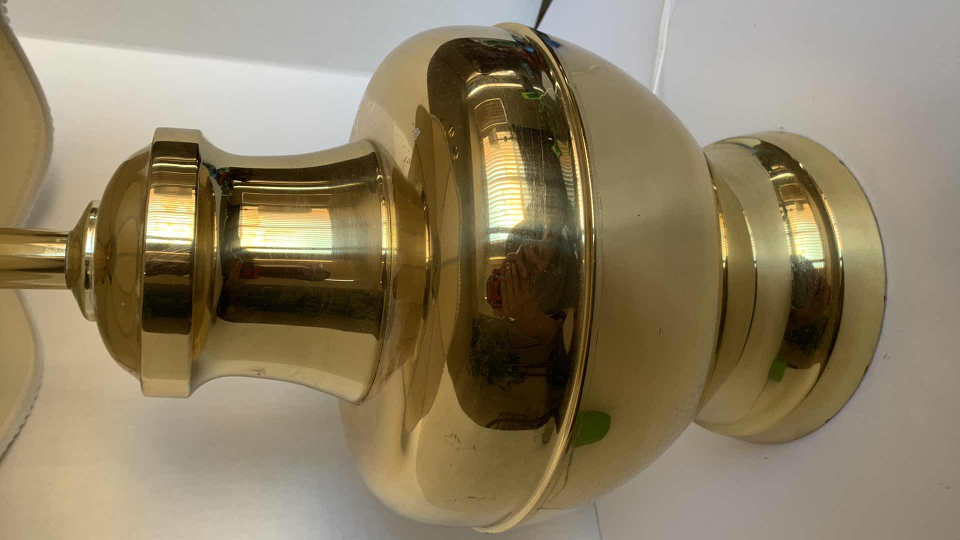 Photo 3 of BRASS LAMP H 27"