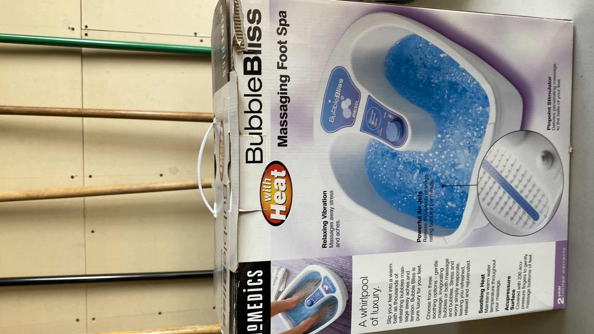 Photo 3 of HOMEDICS BUBBLE BLISS FOOT BATH