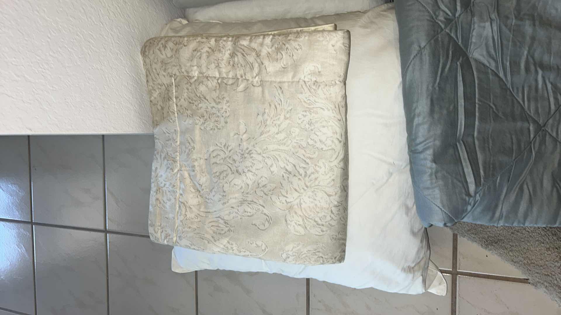 Photo 2 of LINEN AND PILLOW ASSORTMENT