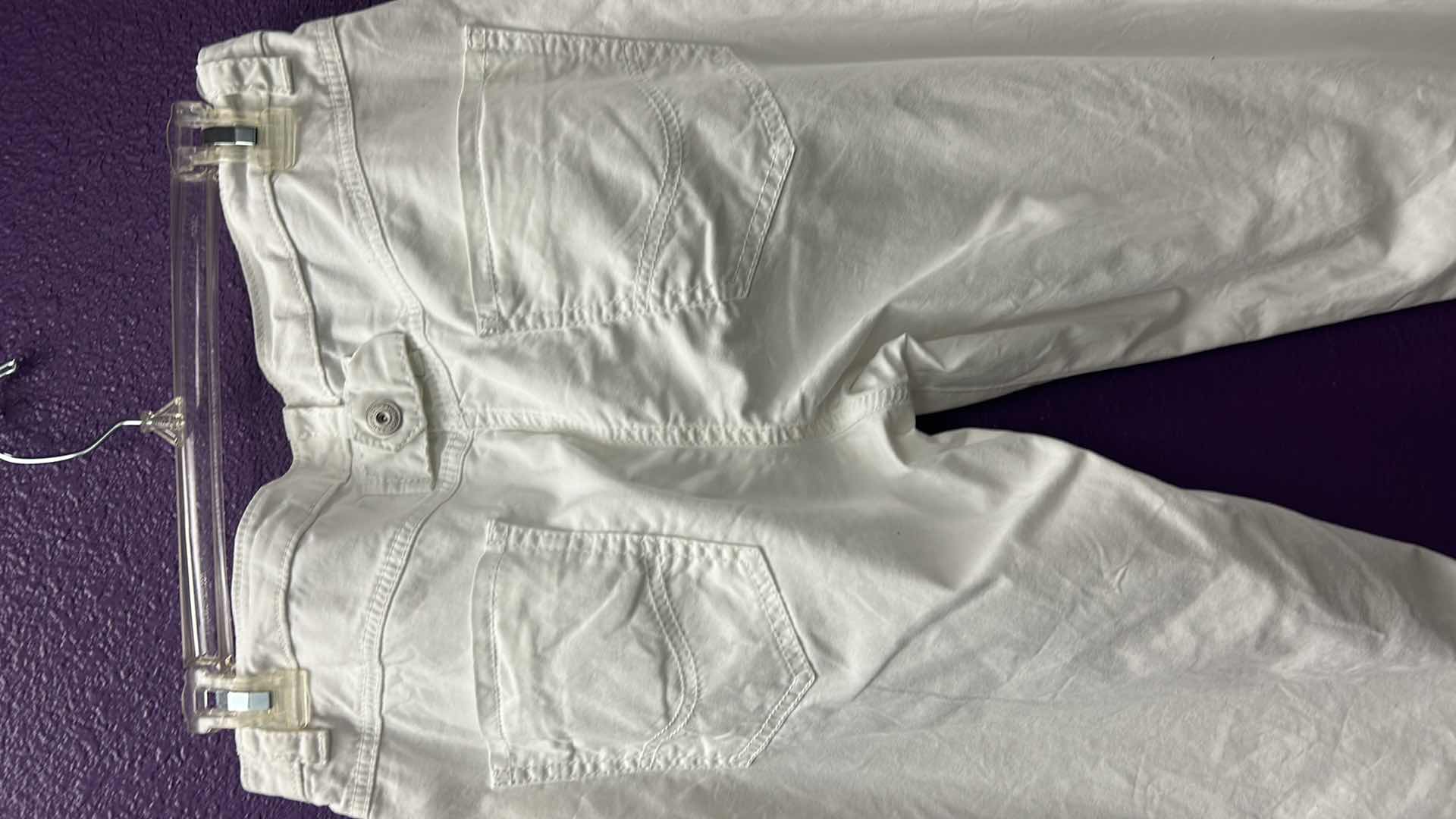 Photo 5 of NEW WOMEN'S SIZE 40 PANTS -, cotton spandex, blend white by sandwich