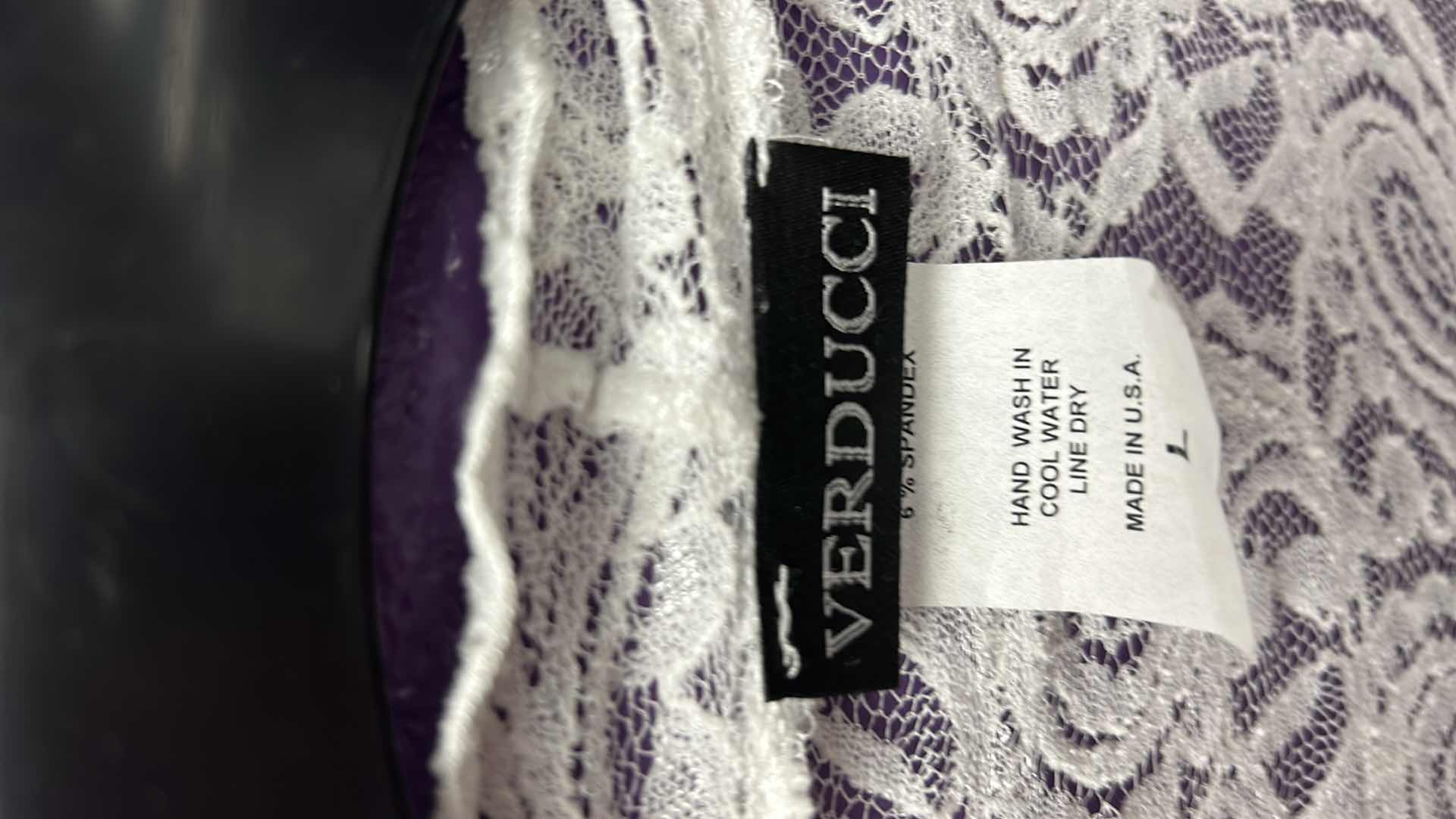 Photo 5 of NEW WOMEN'S SIZE L - Verduci lace jacket  $149,95