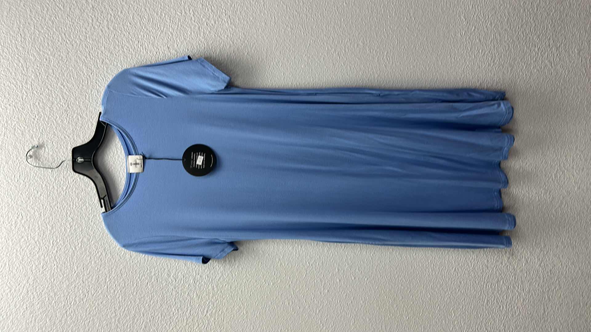 Photo 4 of NWT WOMEN'S SIZE SMALL BLUE TEE SHIRT DRESS  $69.95