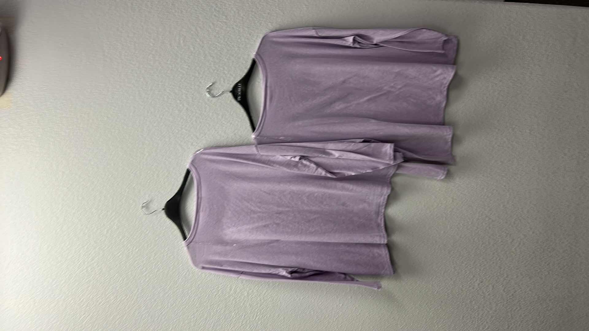 Photo 4 of 2 NWT WOMEN'S ONE SIZE - LAVENDER LONG SLEEVE TOPS $34.95