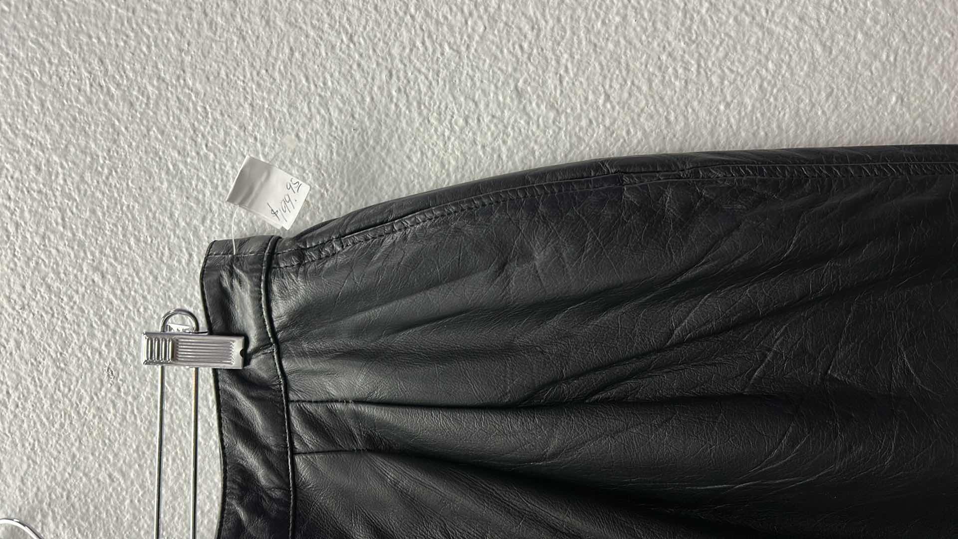 Photo 2 of NWT WOMEN'S SIZE 13/14 - BLACK LEATHER PANTS