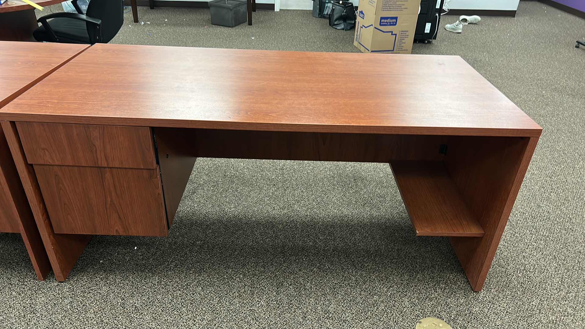 Photo 1 of DESK W TWO DRAWERS 
66 x 30