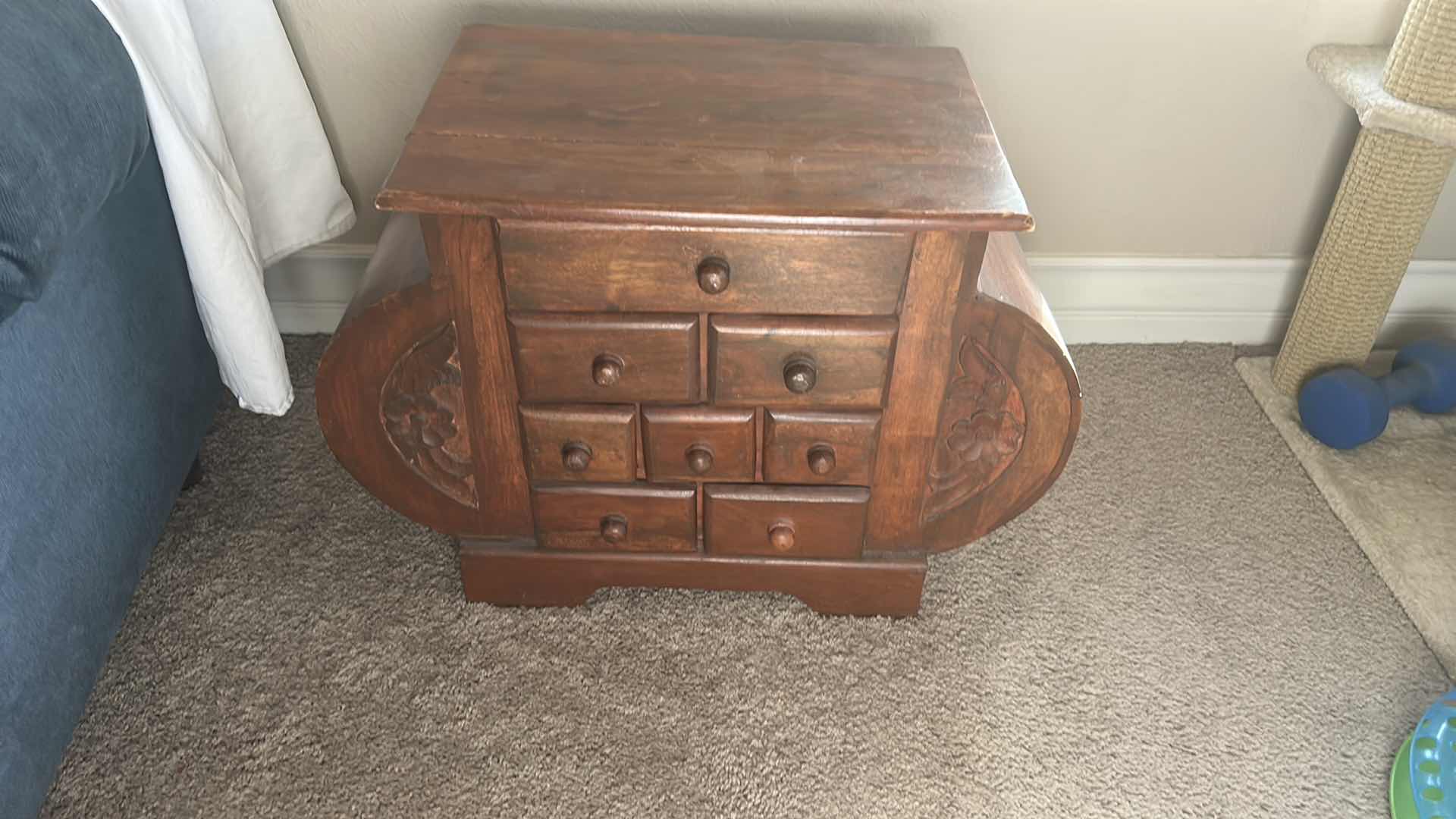 Photo 6 of VINTAGE SMALL WOOD CABINET /DRESSER / APOTHECARY 24.5” 17.5” xH17”