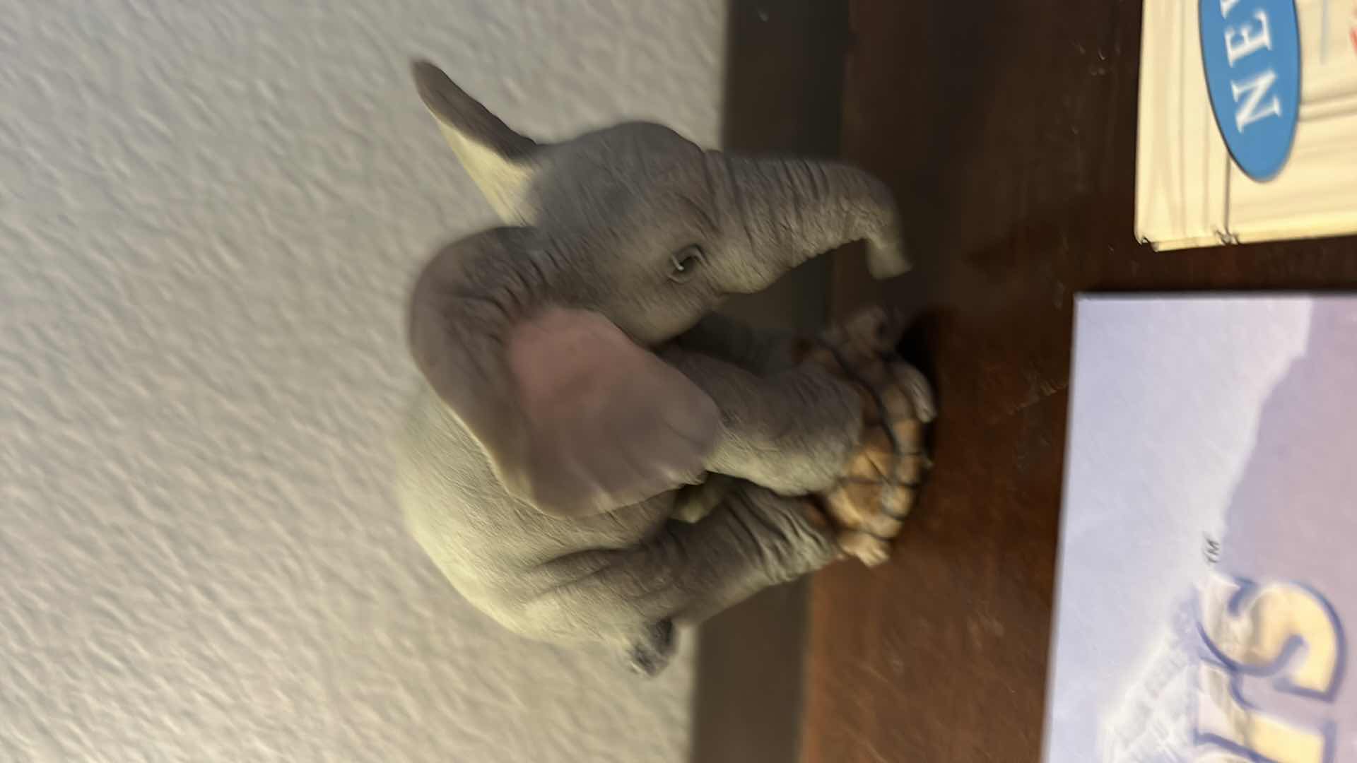 Photo 2 of RARE COLLECTIBLE FIGURINE - TUSKERS -  FOSTER PARENT FOR ELEPHANTS  H4”  HENRY