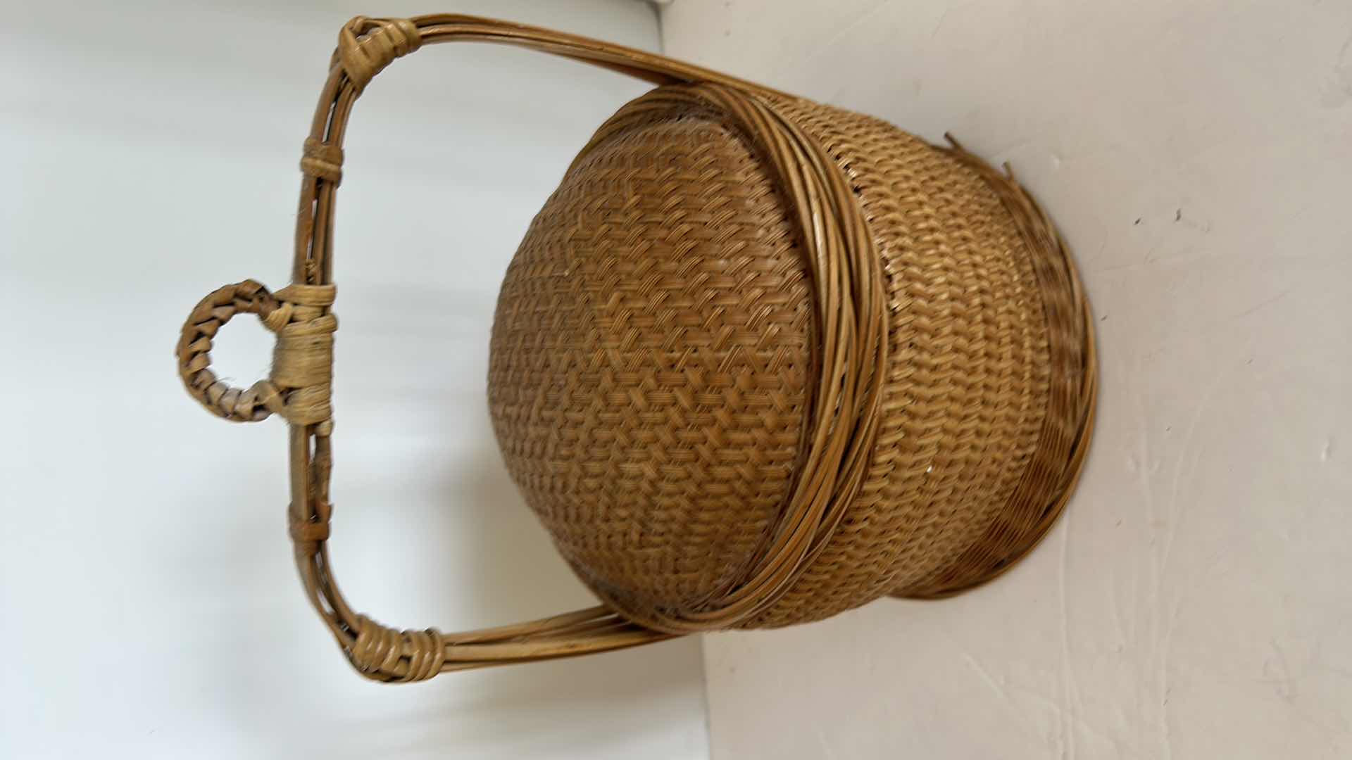 Photo 8 of 3 - CHINESE WICKER VEGTABLE STEAMING BASKETS.  LARGEST 10 1/2” x 7”
