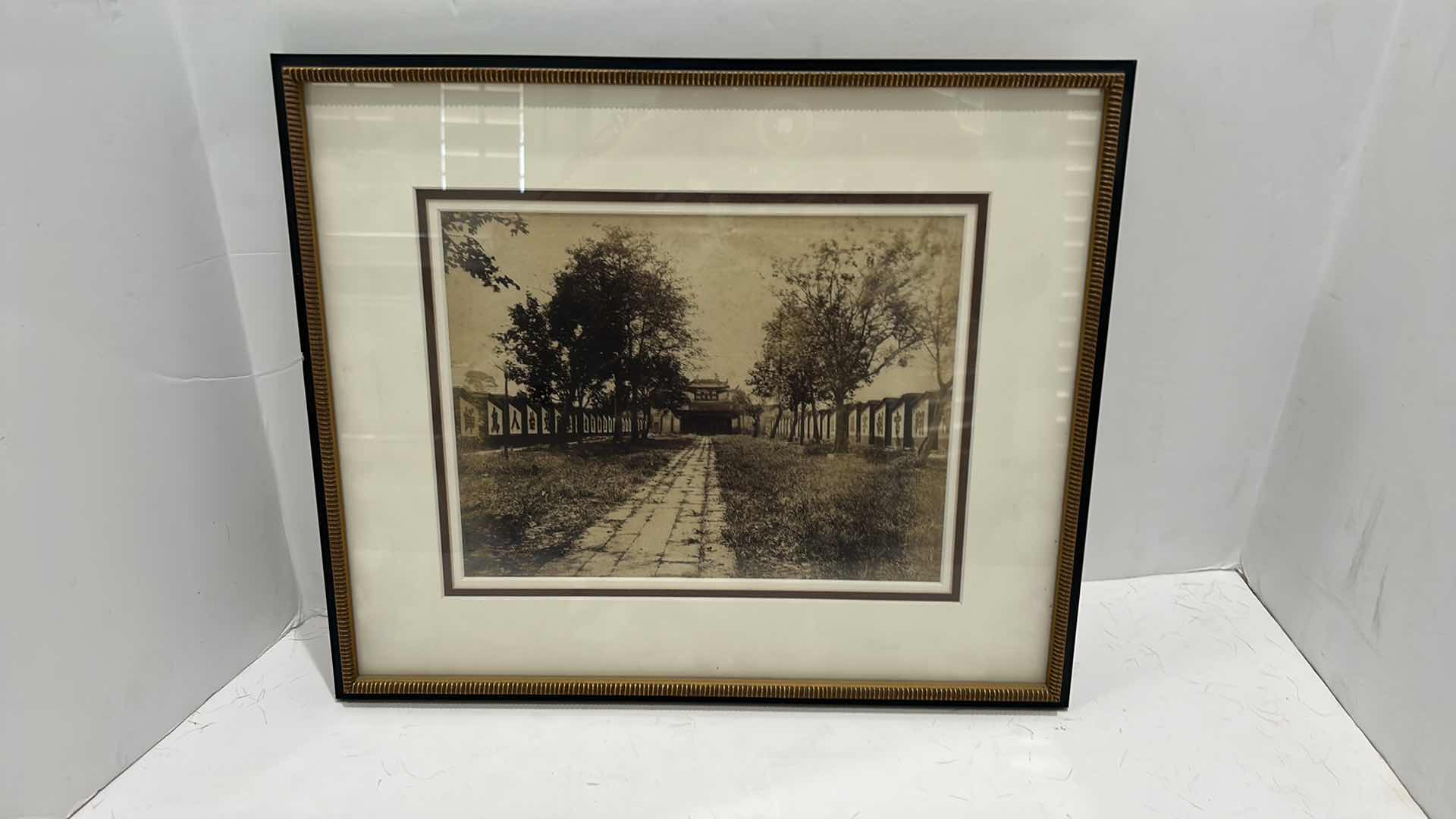Photo 5 of ORIGINAL VINTAGE PHOTOGRAPH. LOCATION "CANTON" DATE  1880–1890 FRAMED ARTWORK 16” x 13 1/2”