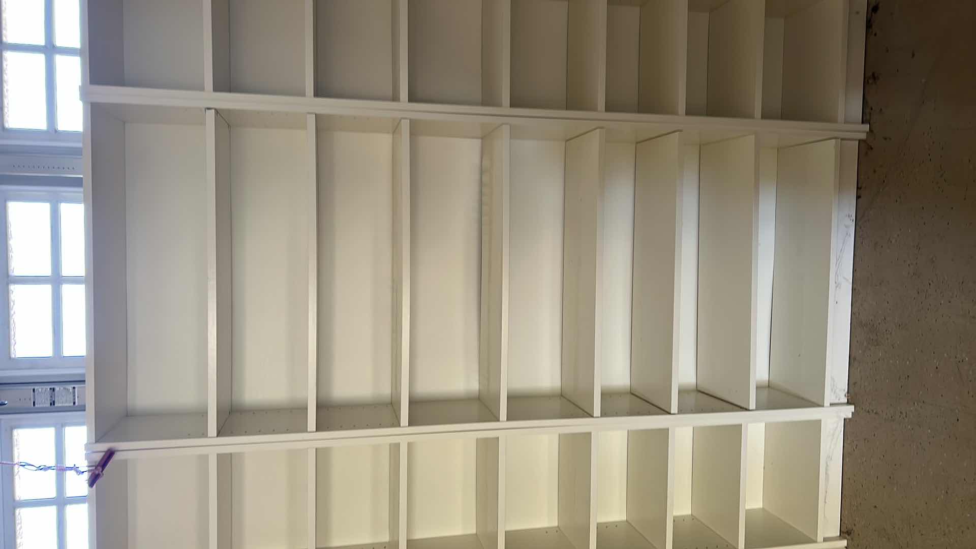 Photo 3 of IKEA WHITE ADJUSTBLE BOOKSHELF 31 1/2“ x 11 1/2“ x H79 1/2“
(CONTENTS NOT INCLUDED)