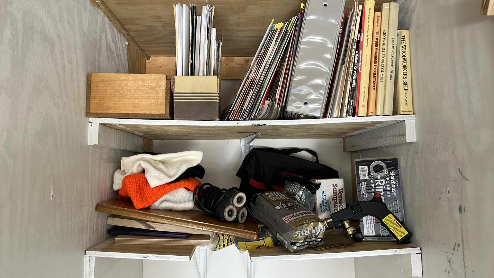 Photo 6 of CONTENTS OF TWO SHELVES IN GARAGE