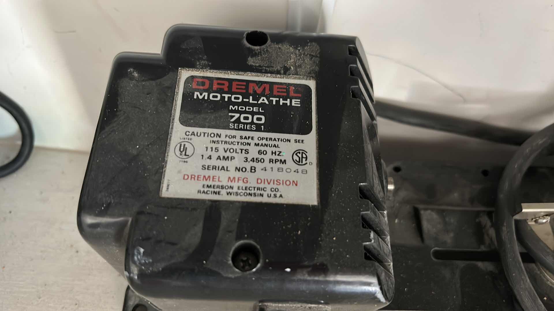 Photo 3 of DREMEL MOTO LATHE MODEL 700