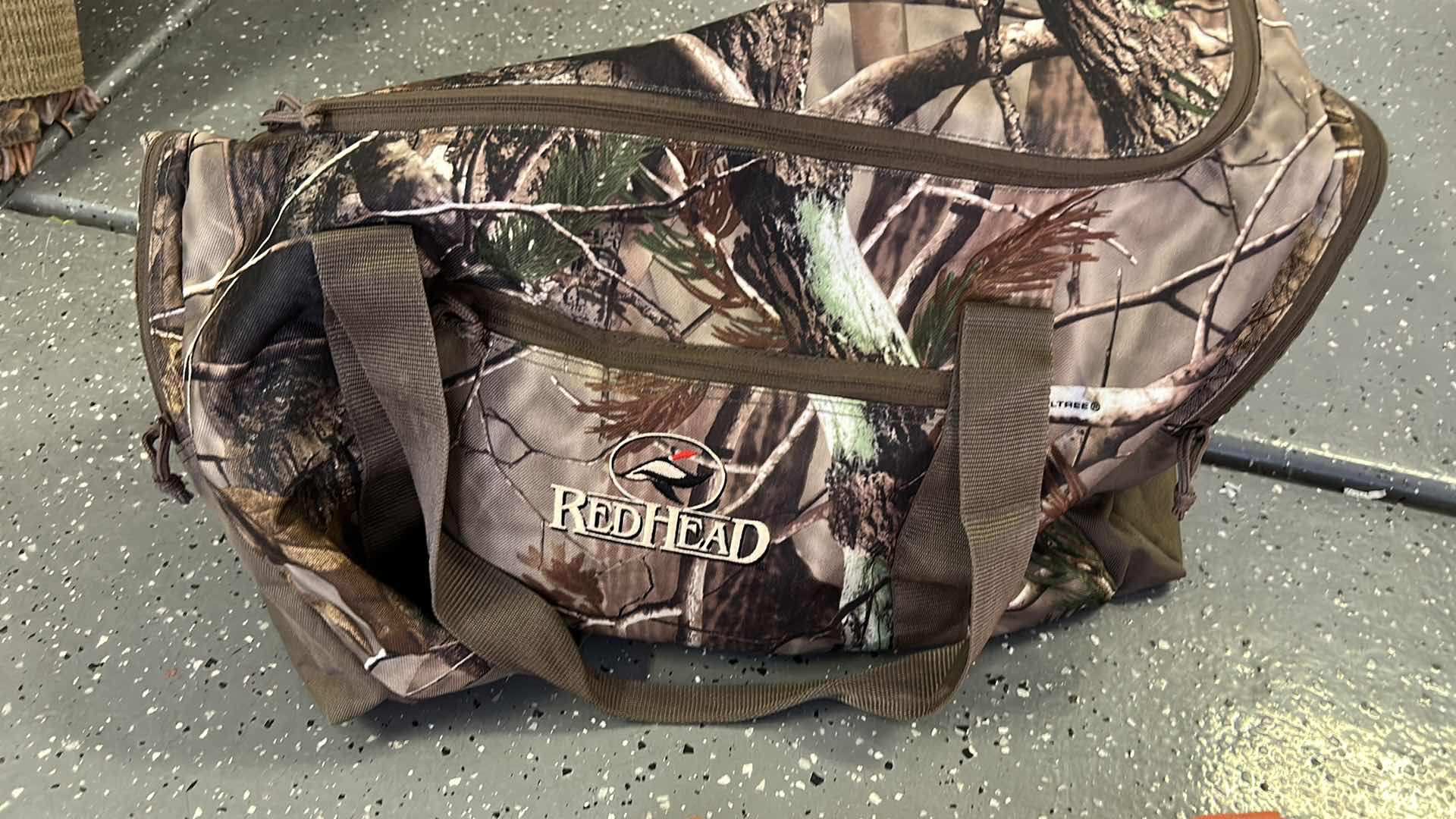 Photo 8 of MENS CAMO TOTE WITH CAMPING AND HUNTING GEAR