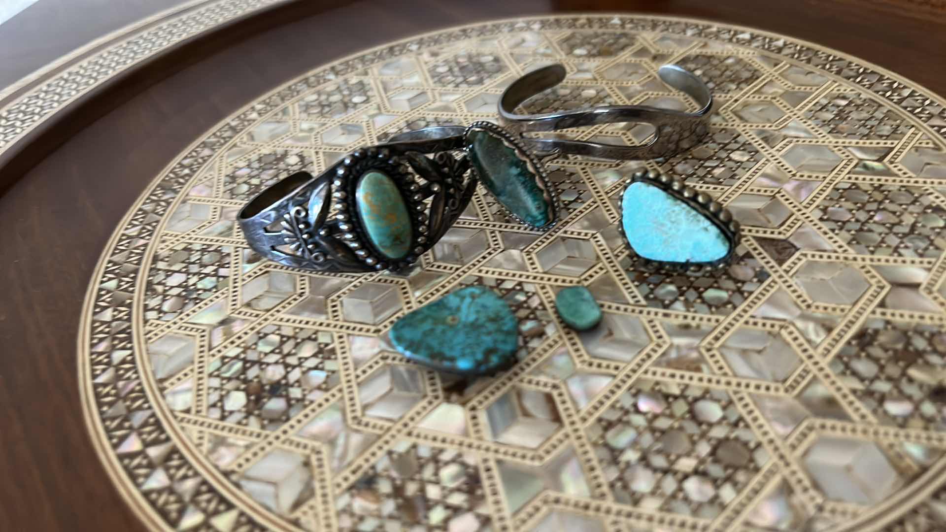 Photo 2 of Turquoise and silver jewelry collection