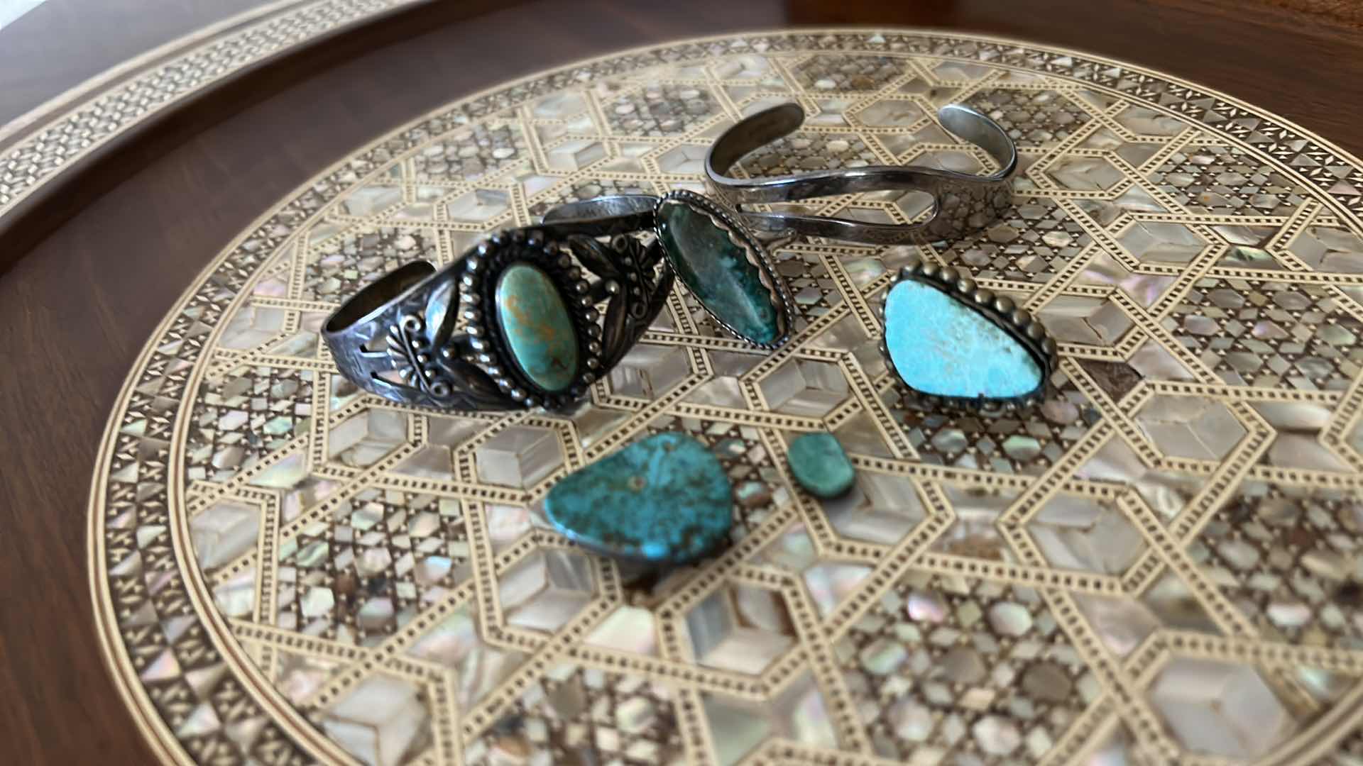 Photo 7 of Turquoise and silver jewelry collection