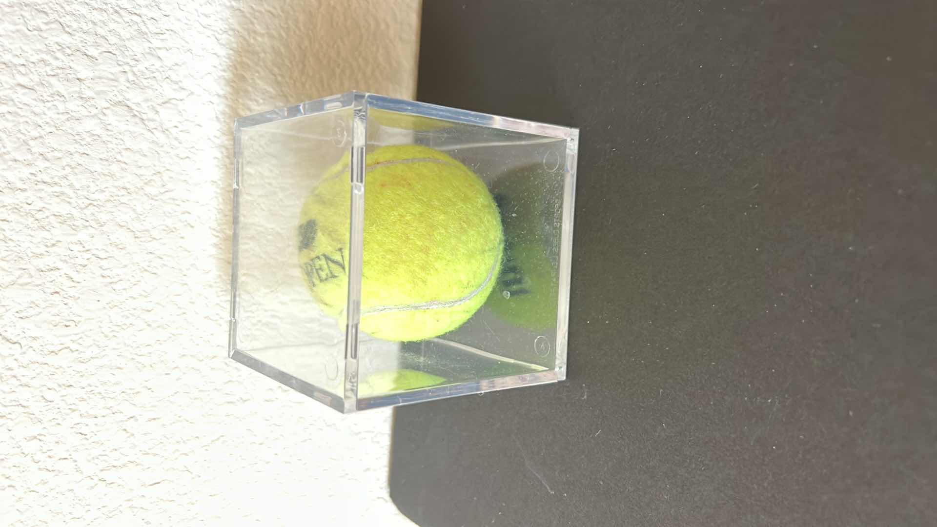 Photo 3 of 2 Tennis collectibles - tennis ball from the US open & Boyds Bear numbered tennis bear