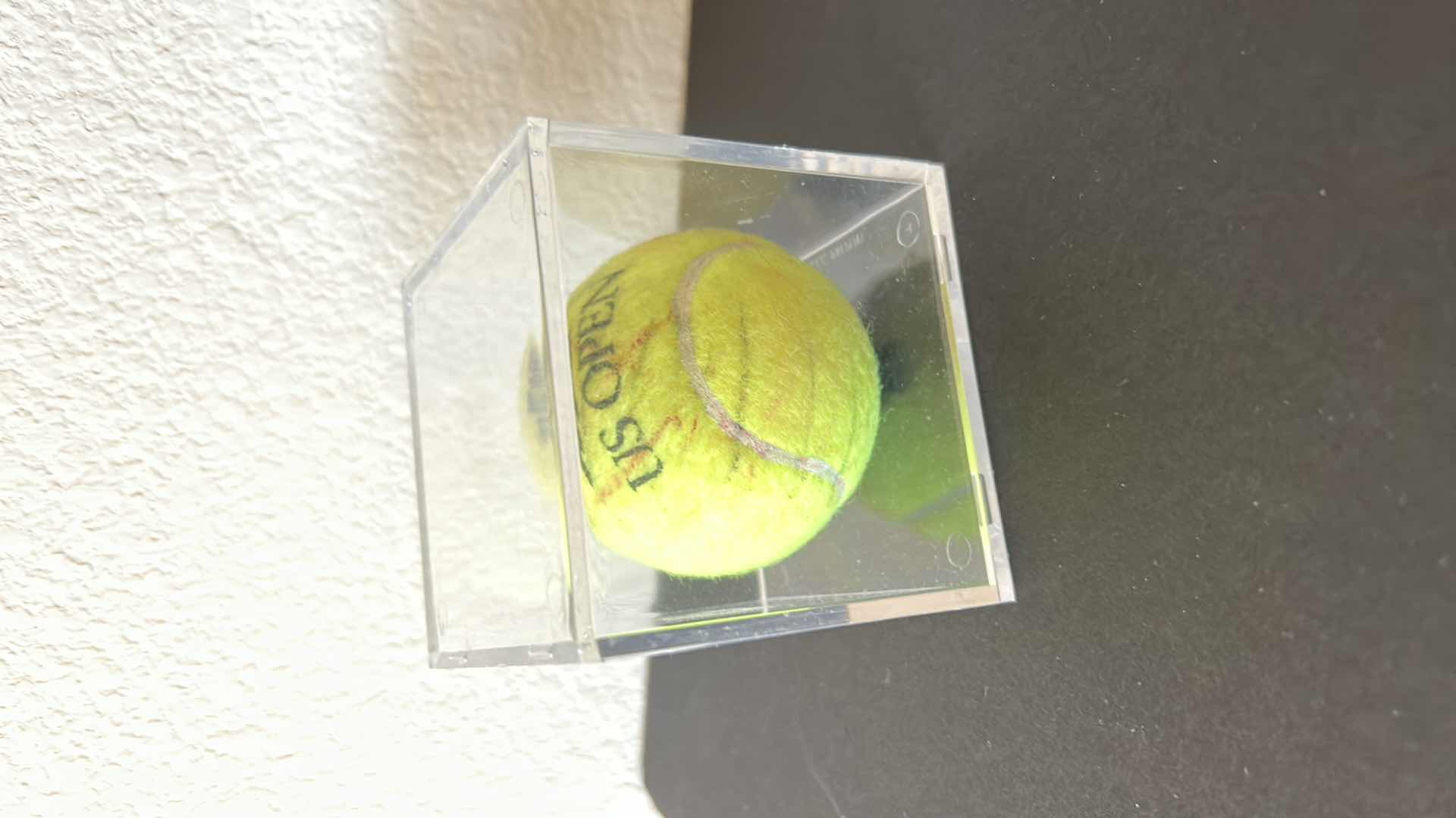 Photo 4 of 2 Tennis collectibles - tennis ball from the US open & Boyds Bear numbered tennis bear