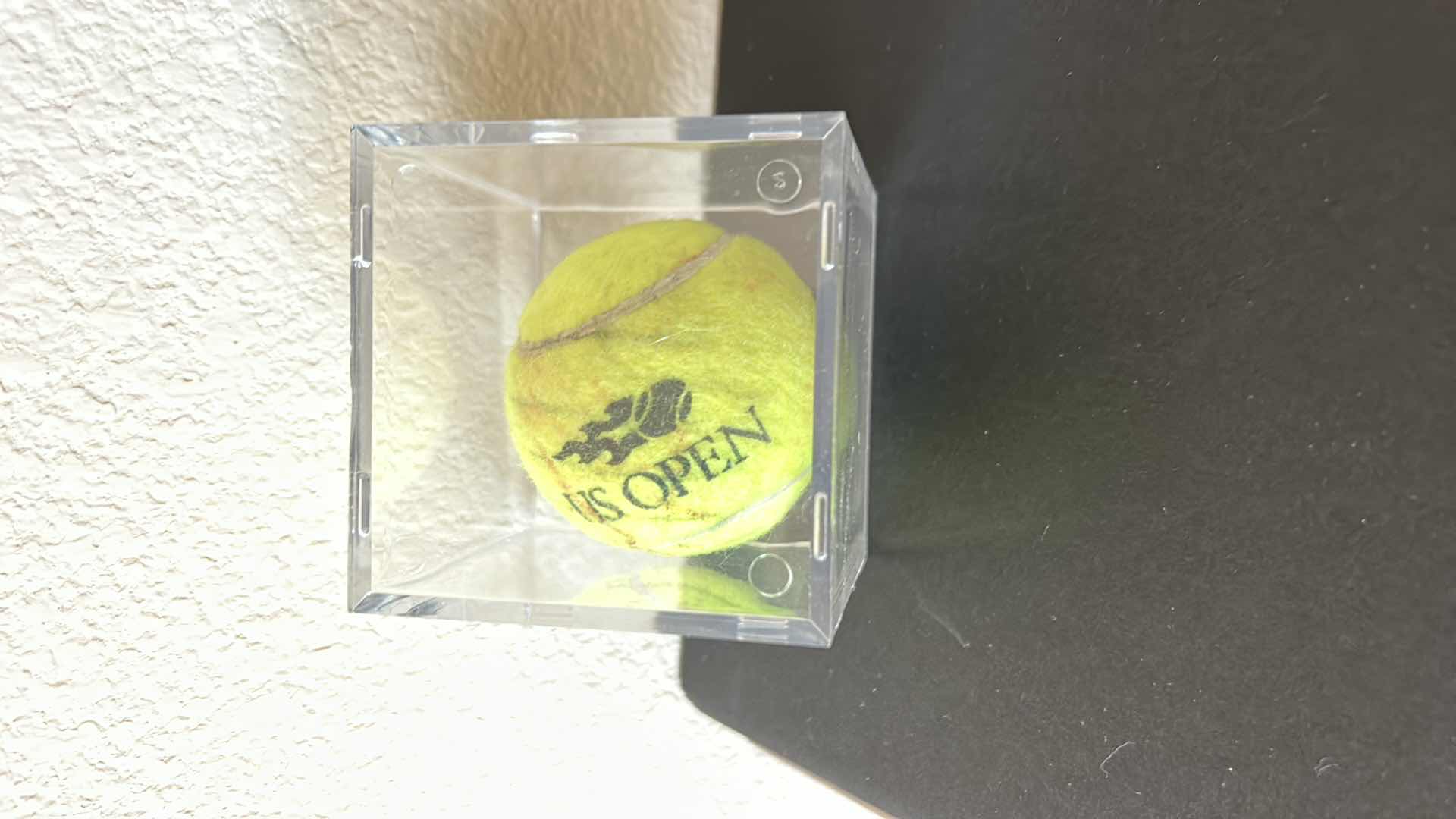 Photo 2 of 2 Tennis collectibles - tennis ball from the US open & Boyds Bear numbered tennis bear