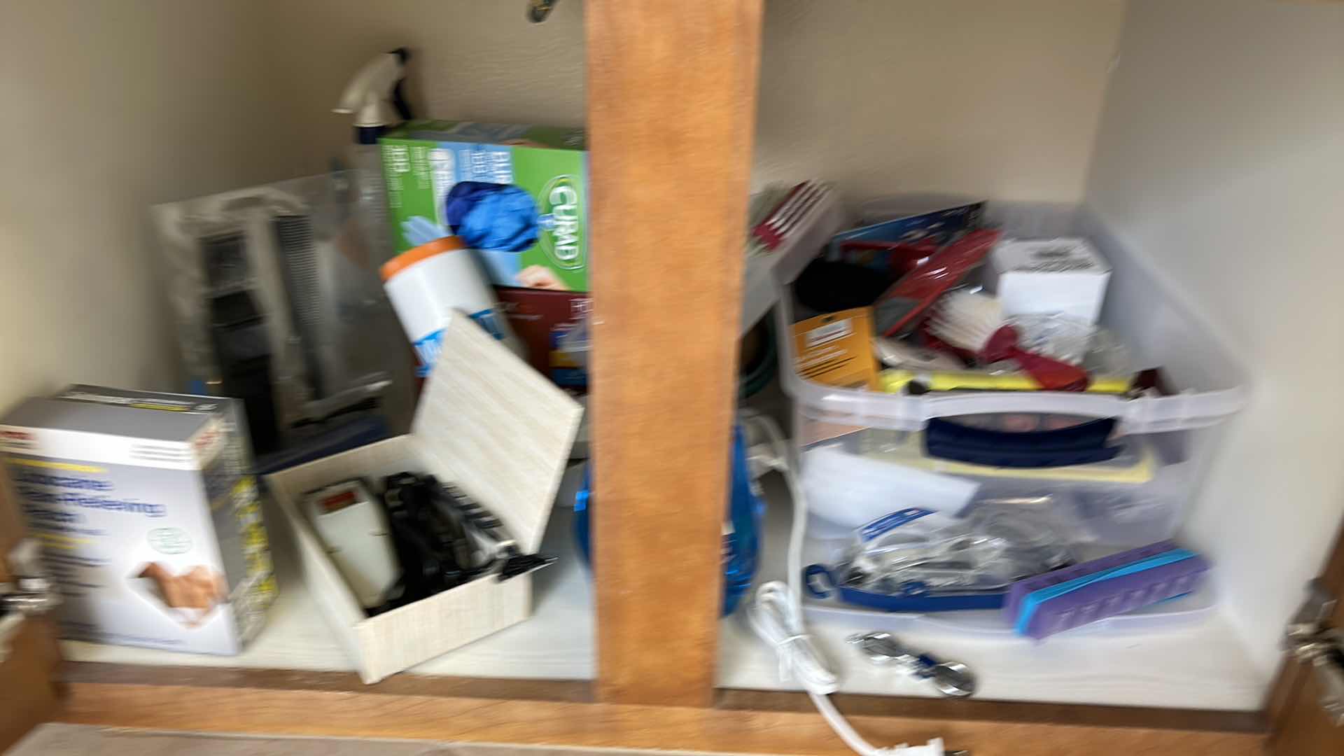 Photo 4 of Contents under sink in bathroom.