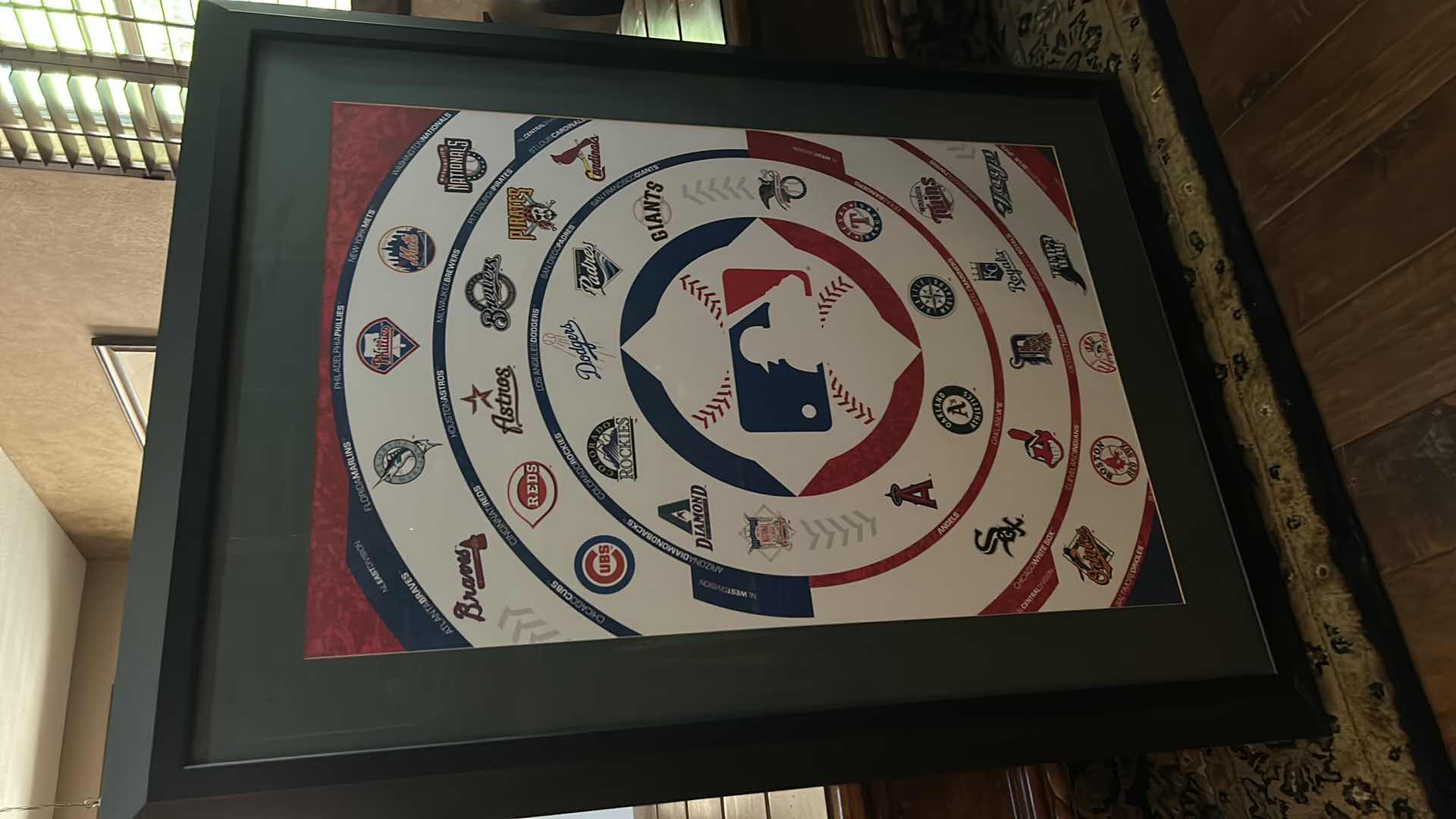 Photo 4 of MLB BASEBALL FRAMED ARTWORK