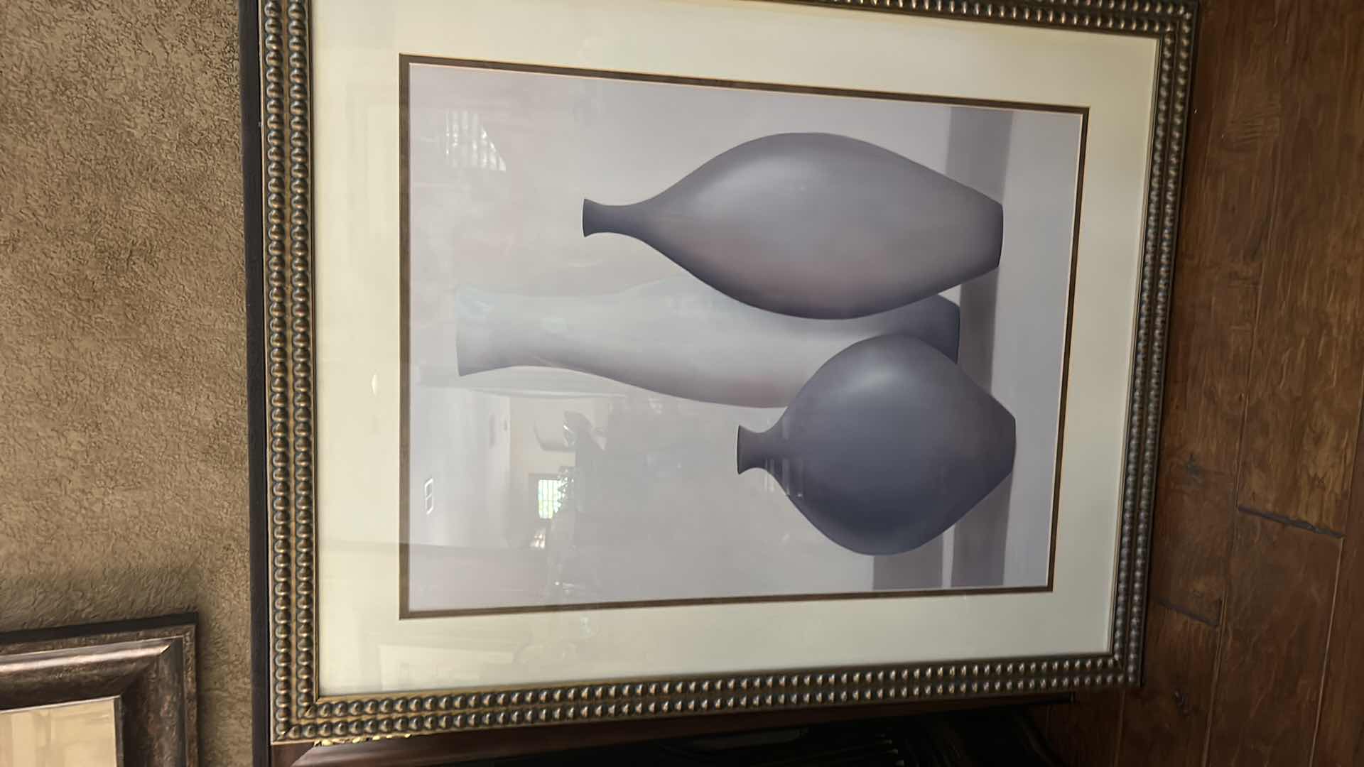 Photo 3 of LARGE STILL LIFE ARTWORK “ VASES” FRAMED 34 1/2” x 42 1/2”