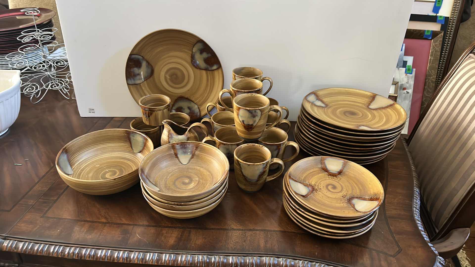 Photo 7 of 39 PIECE STONE CRAFTED DINNERWARE ASSORTMENT 