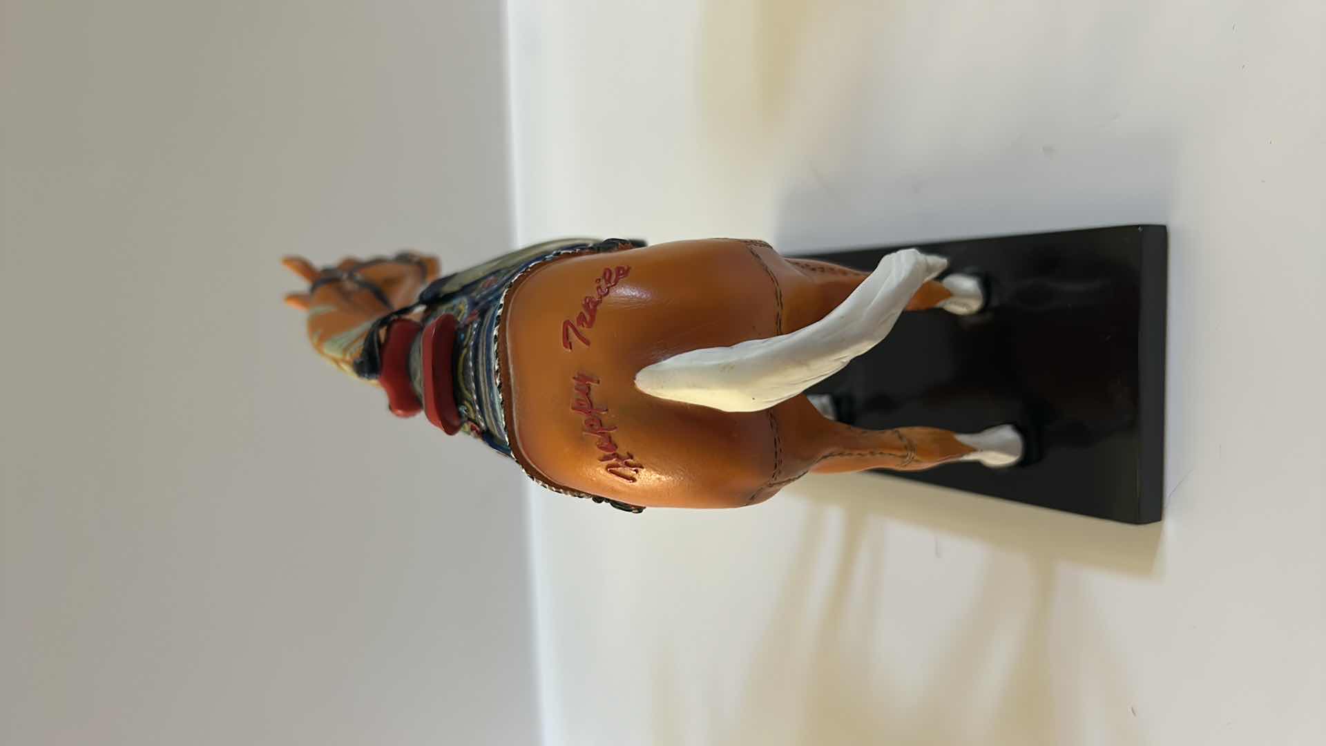 Photo 4 of 2 - NUMBERED COLLECTIBLE HORSE FIGURINES "THE TRAIL OF PAINTED PONIES" 