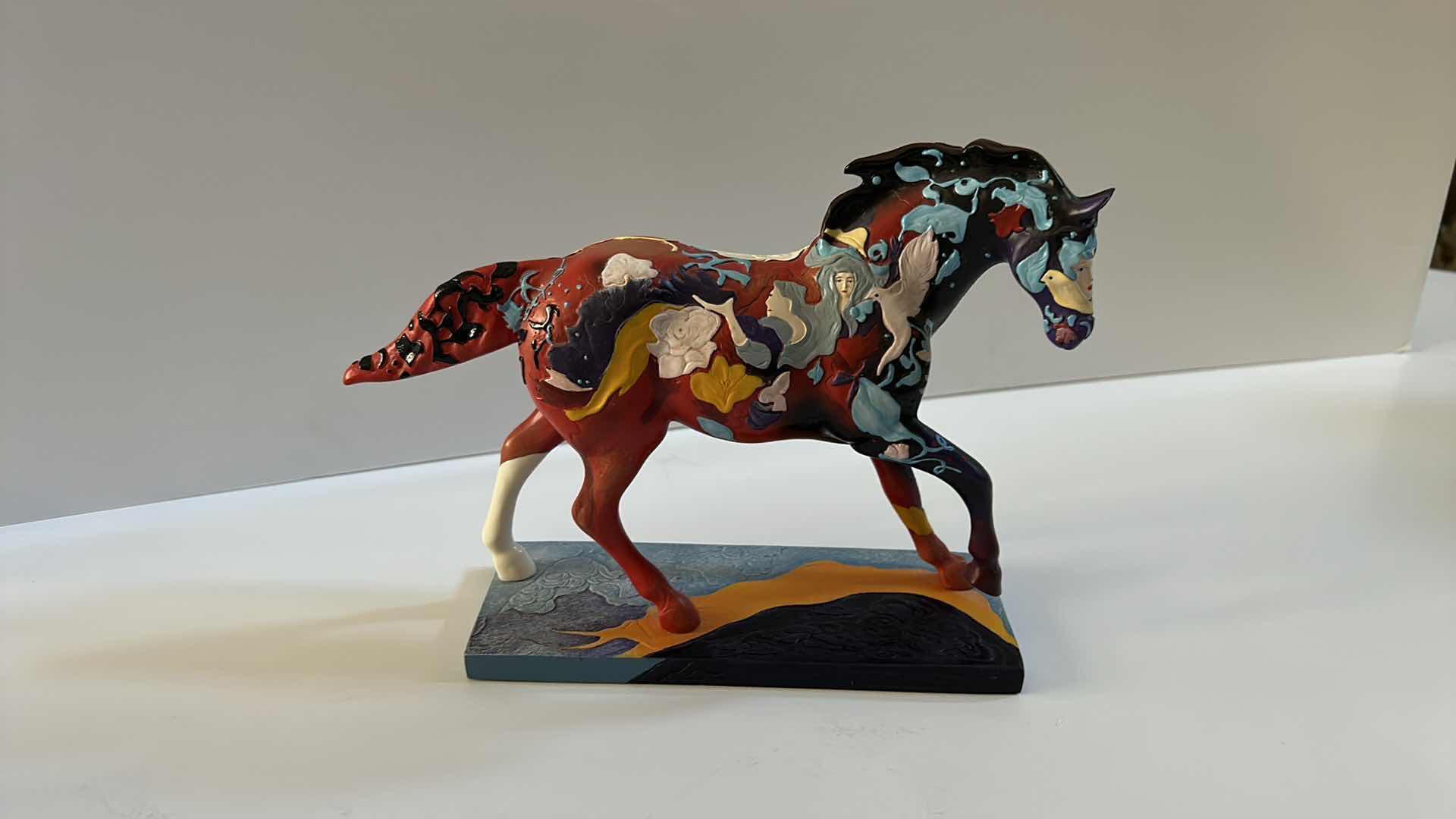 Photo 2 of 3 COLLECTIBLE NUMBERED HORSE FIGURINES "THE TRAIL OF THE PAINTED PONIES" 