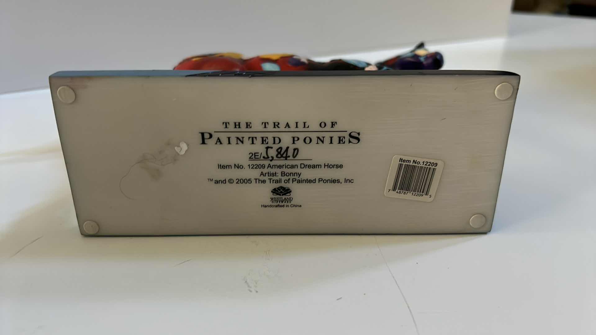 Photo 4 of 3 COLLECTIBLE NUMBERED HORSE FIGURINES "THE TRAIL OF THE PAINTED PONIES" 